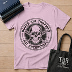 Books Are Trophies Act Accordingly - Skull Coin T-Shirt