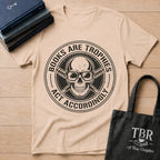 Books Are Trophies Act Accordingly - Skull Coin T-Shirt