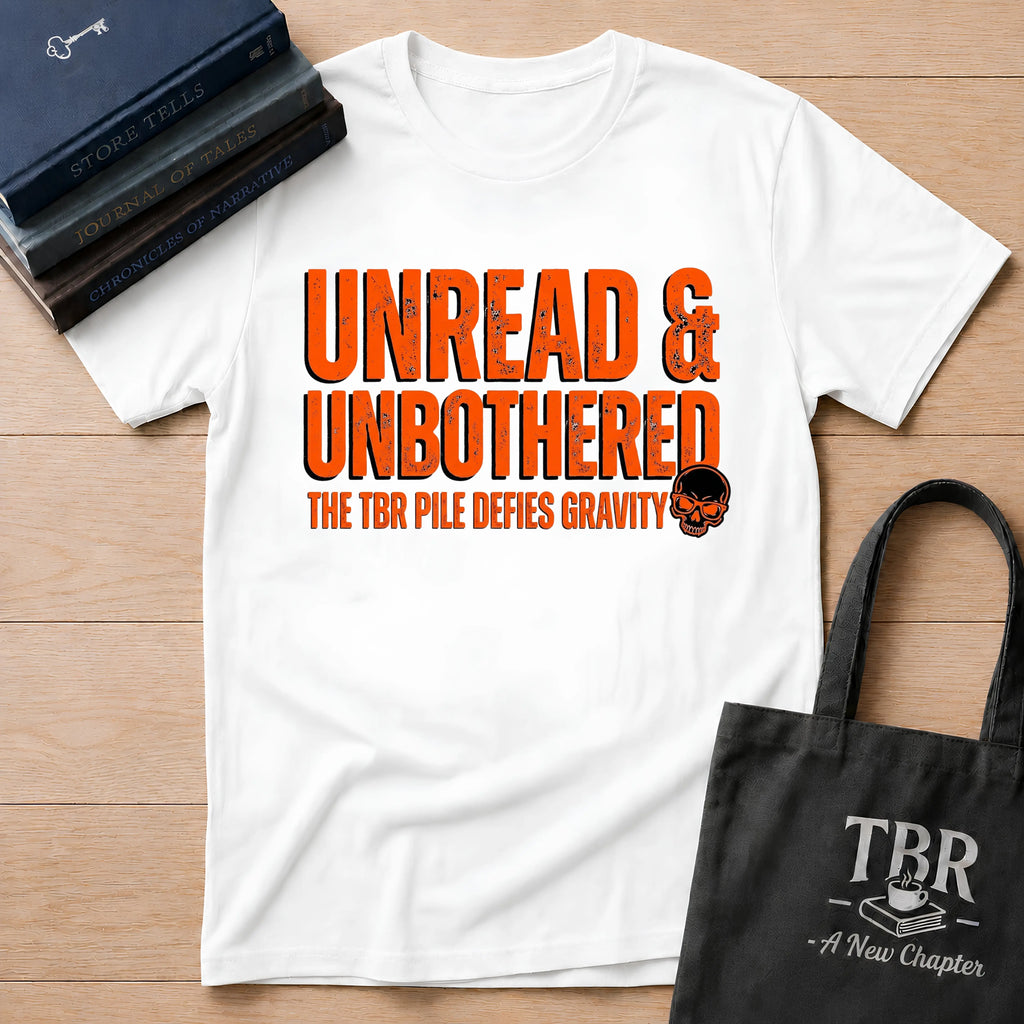 Unread And Unbothered TBR Defies Gravity T-Shirt