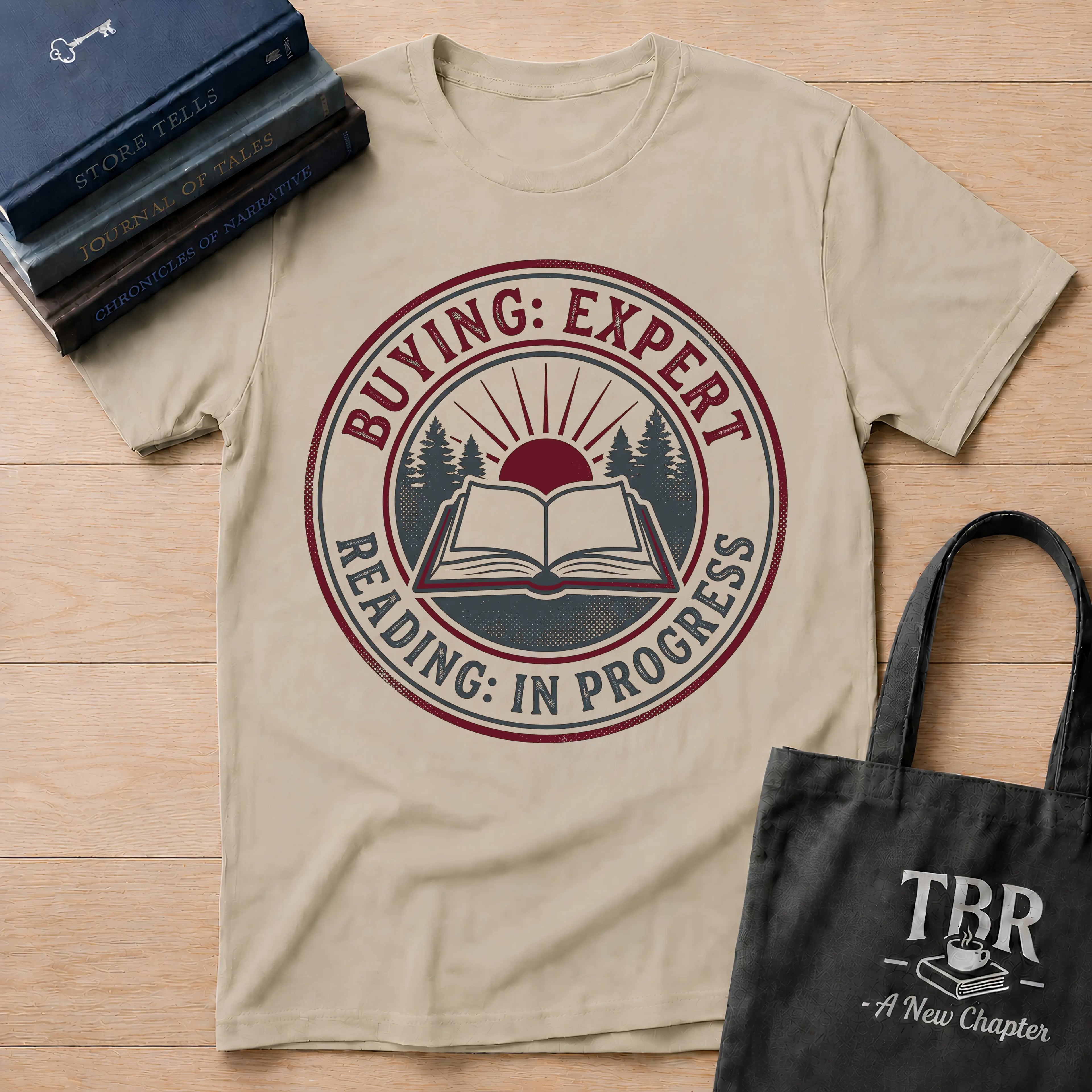 Buying Expert Reading In Progress T-Shirt