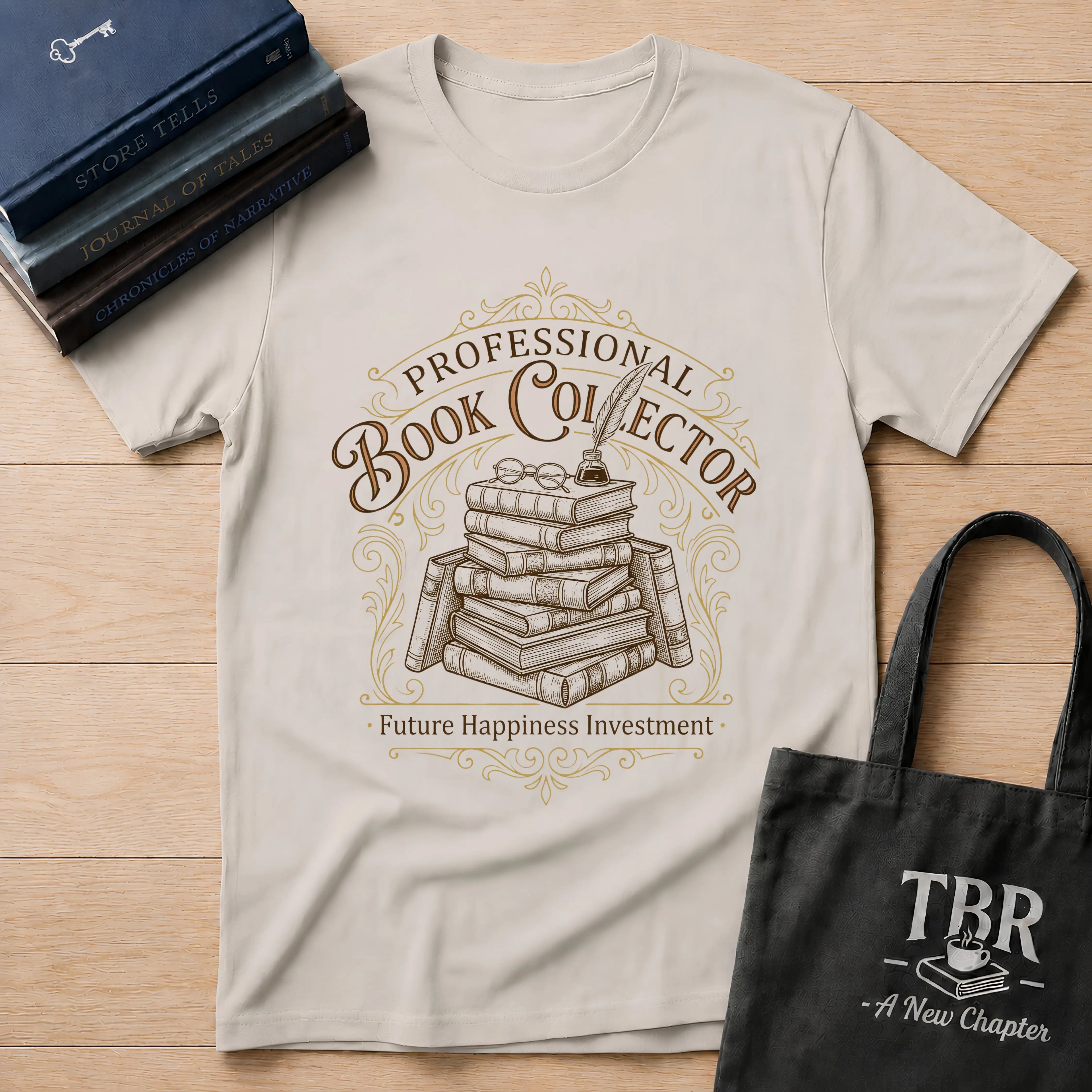Professional Book Collector Future Happiness T-Shirt
