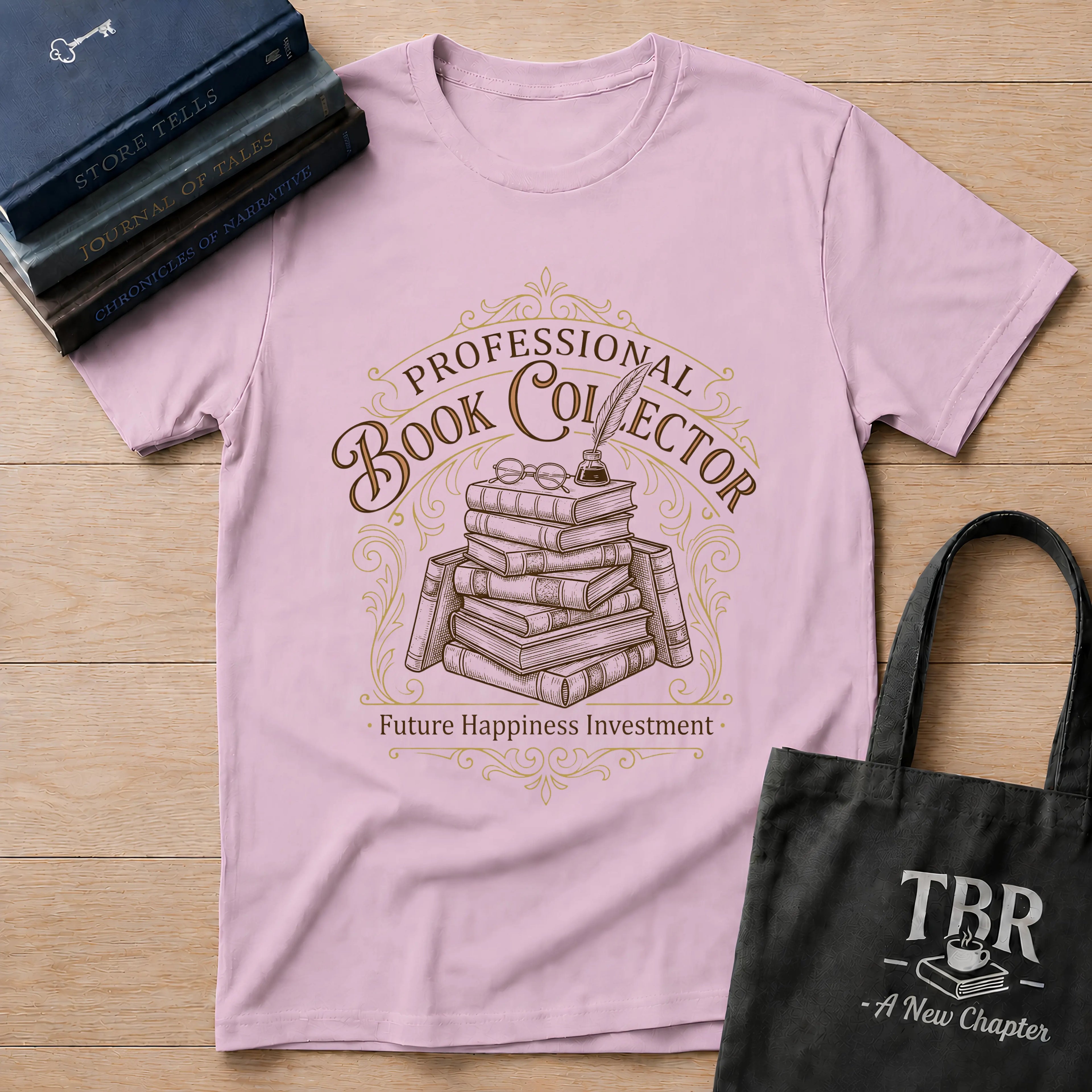 Professional Book Collector Future Happiness T-Shirt