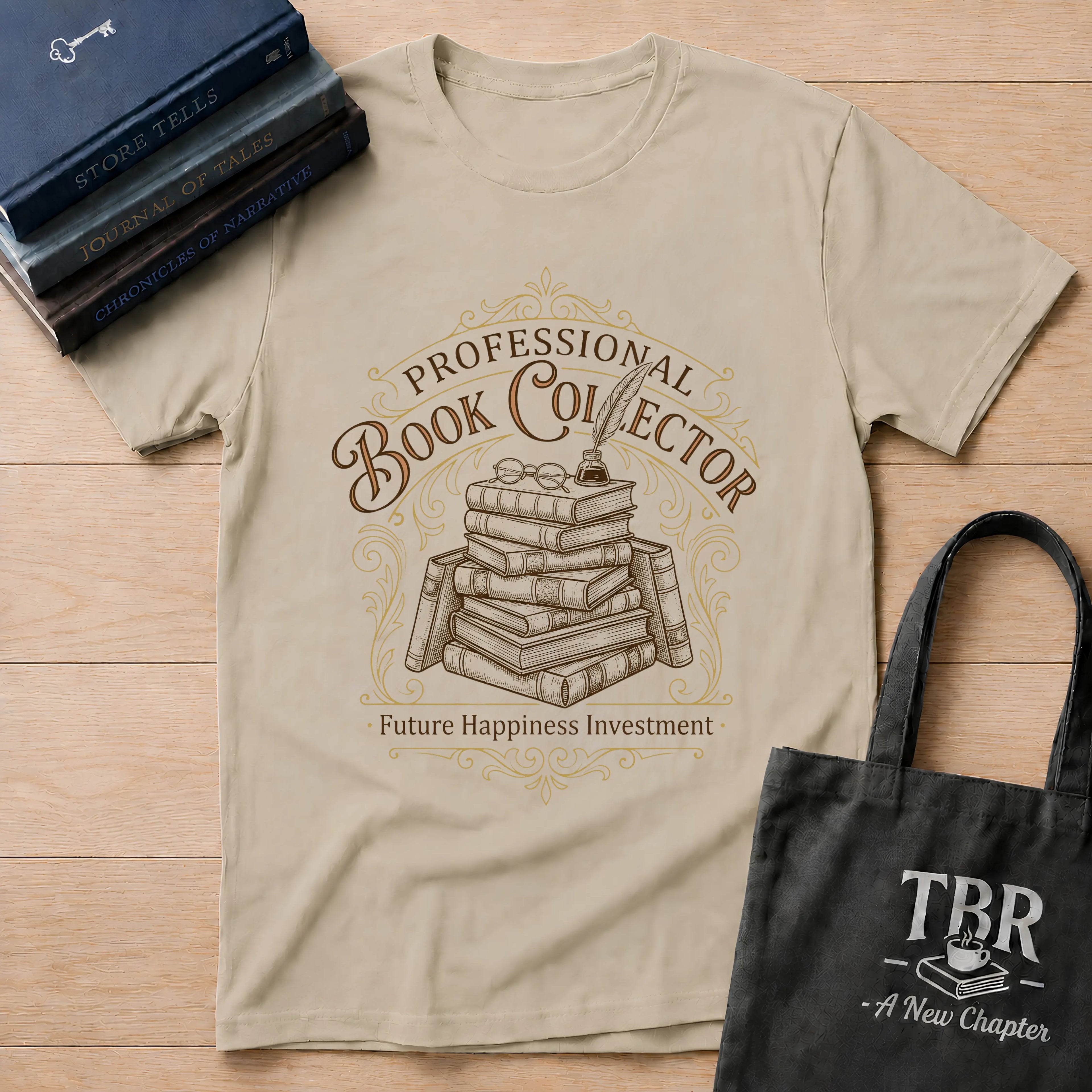 Professional Book Collector Future Happiness T-Shirt
