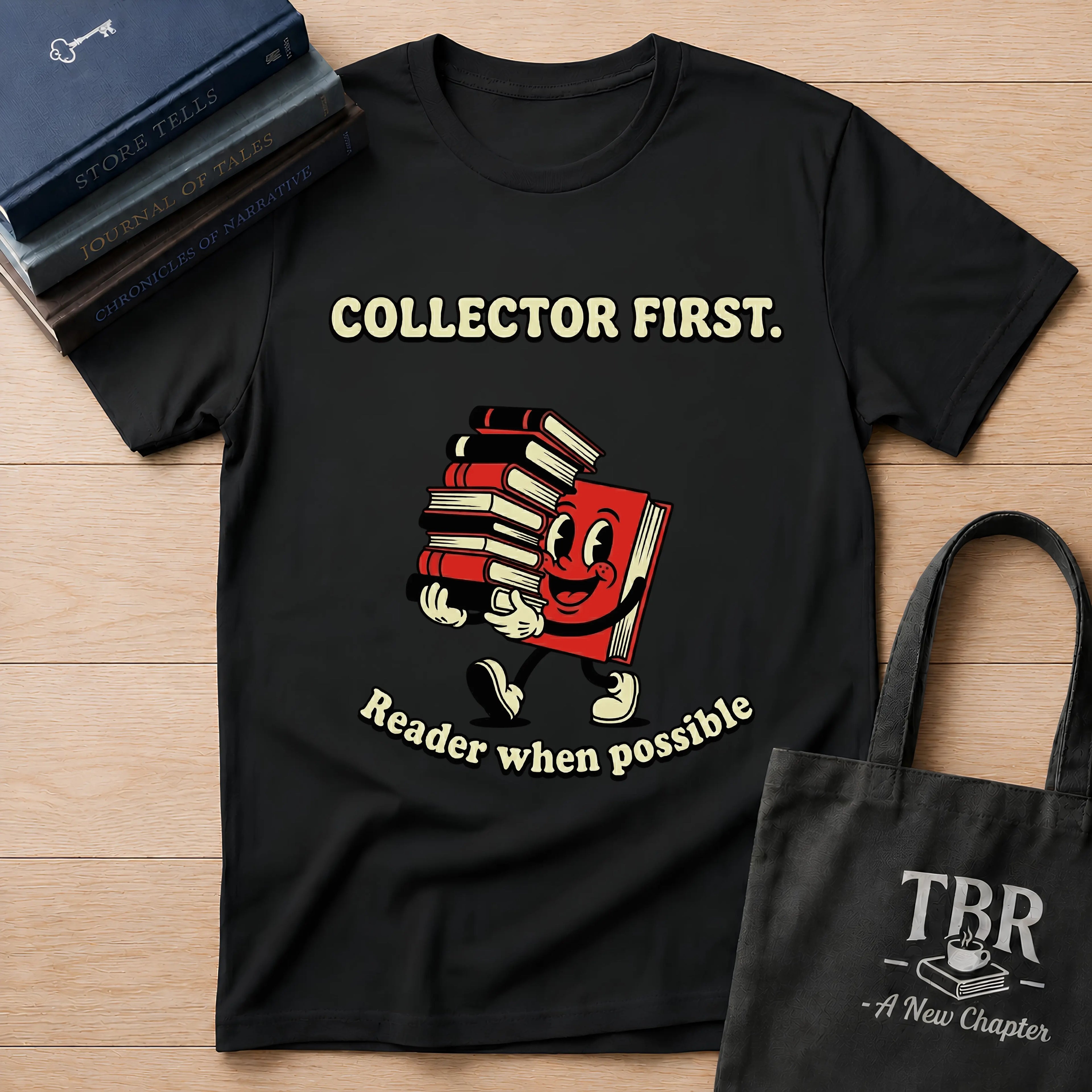 Collector First Reader When Possible T-Shirt