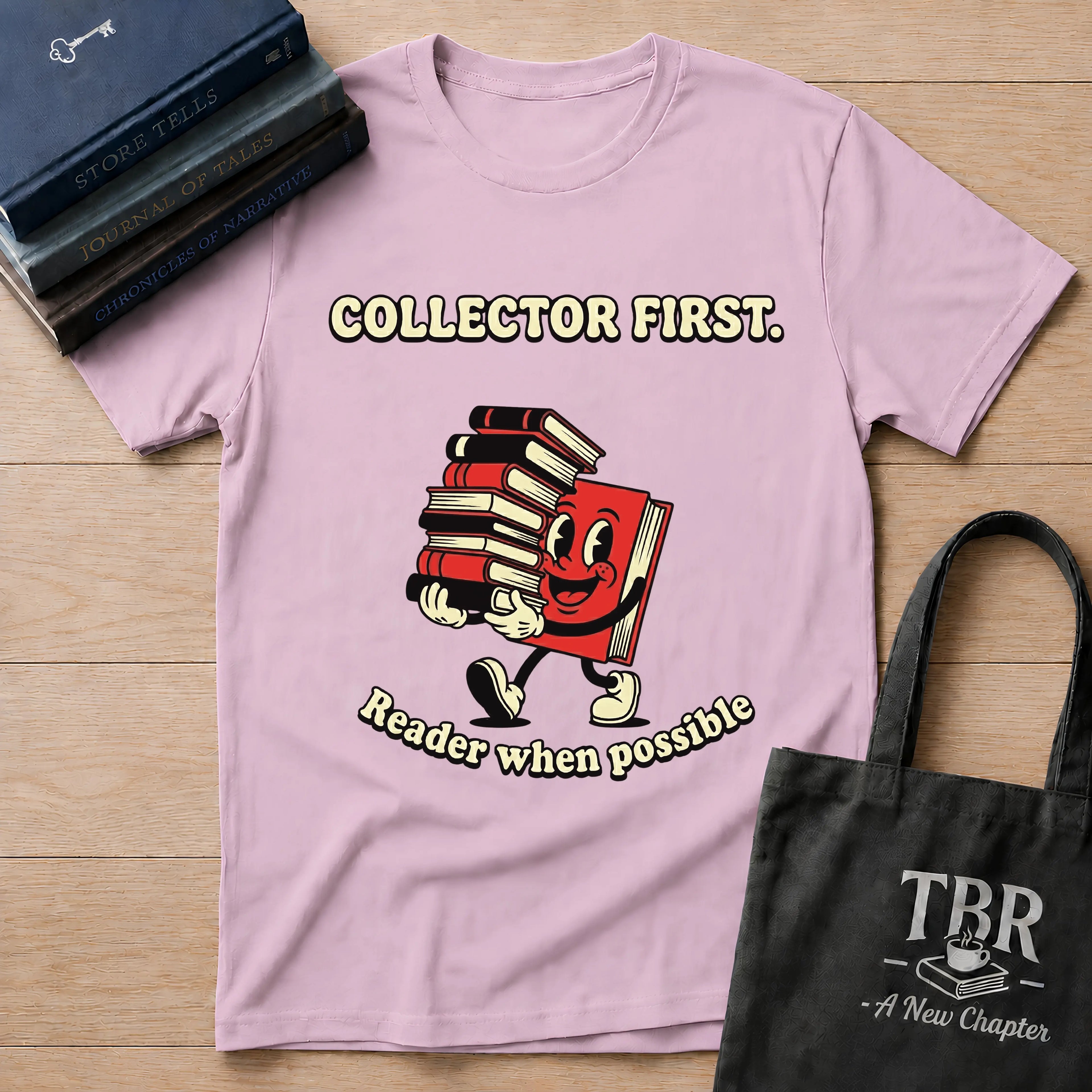 Collector First Reader When Possible T-Shirt