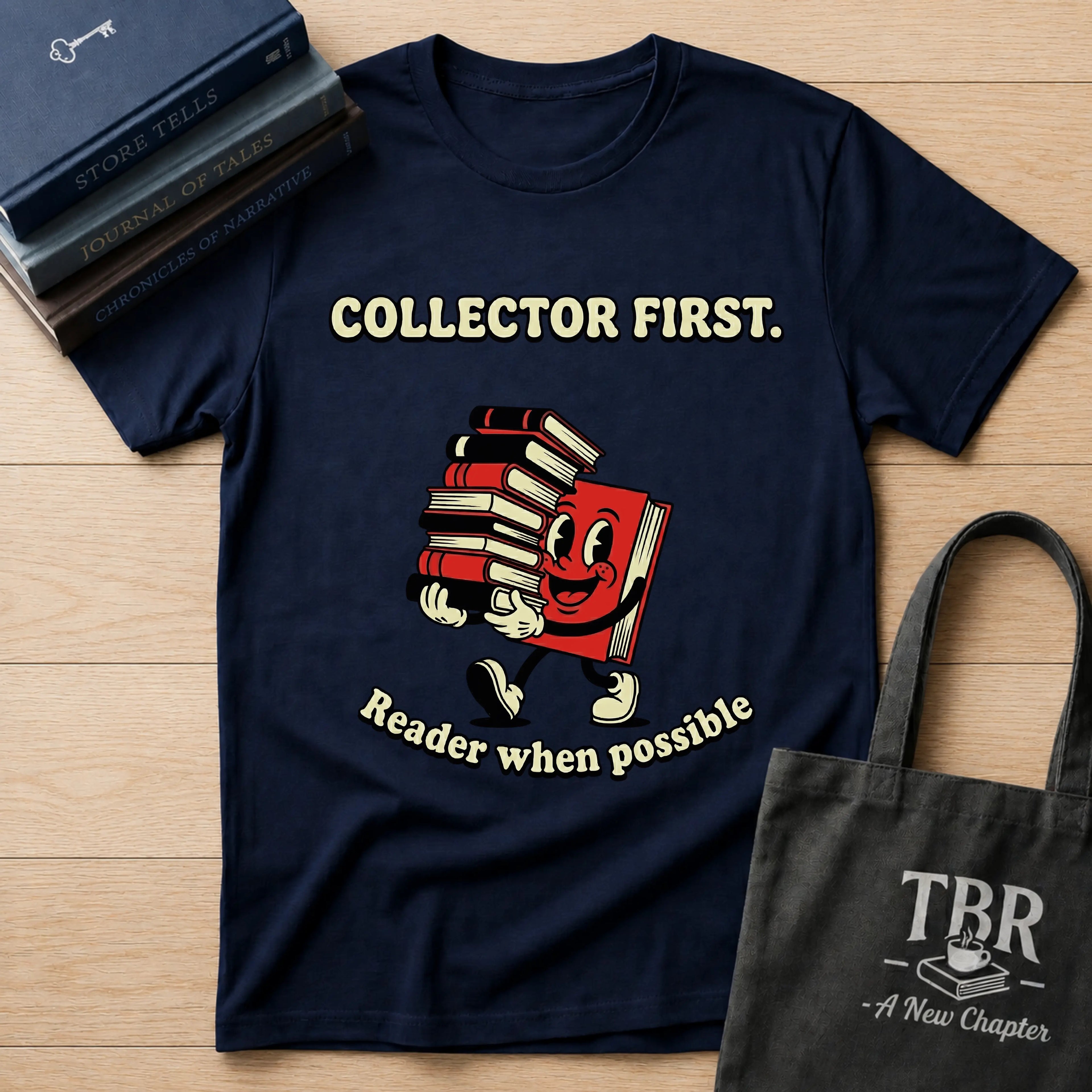Collector First Reader When Possible T-Shirt