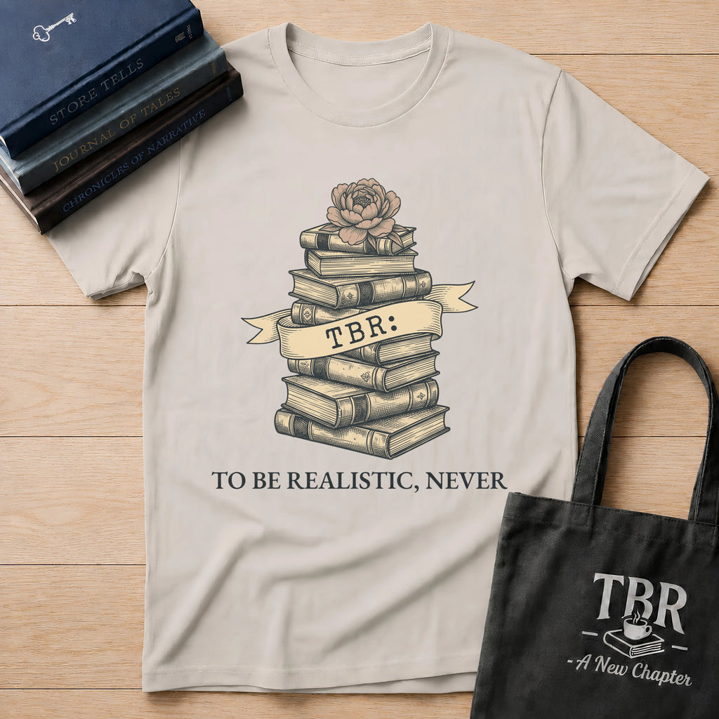 TBR To Be Realistic Never T-Shirt