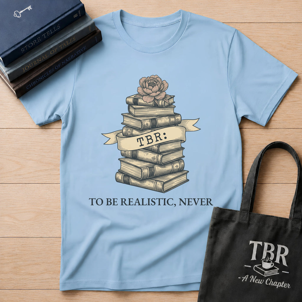 TBR To Be Realistic Never T-Shirt