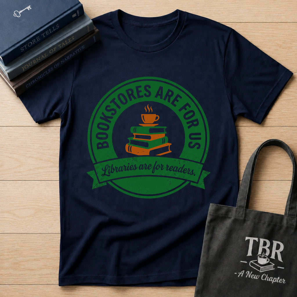 Bookstores Are For Us Libraries Are For Readers T-Shirt