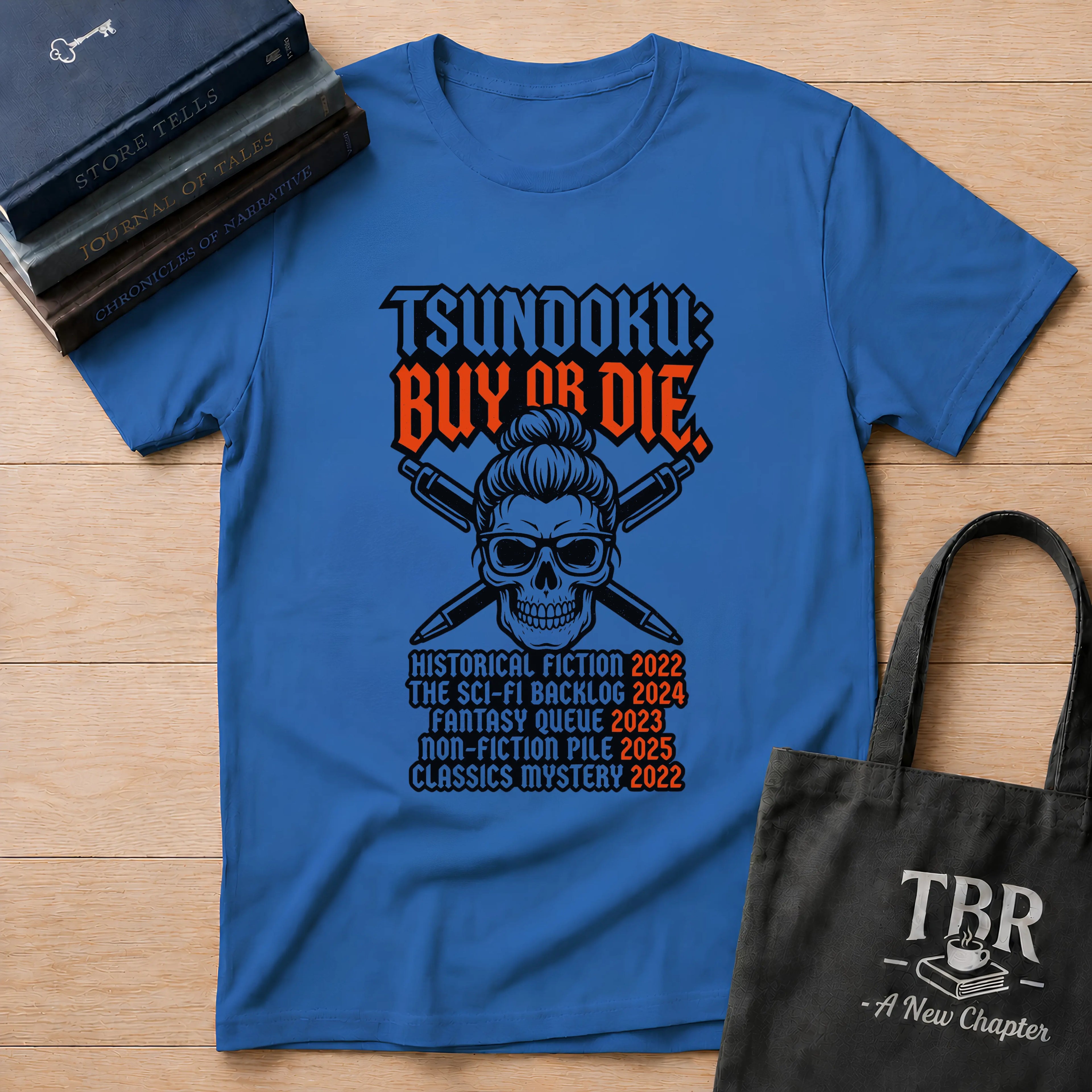 Tsundoku Buy Or Die T-Shirt