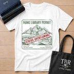 Home Library Permit Status Overflowing T-Shirt