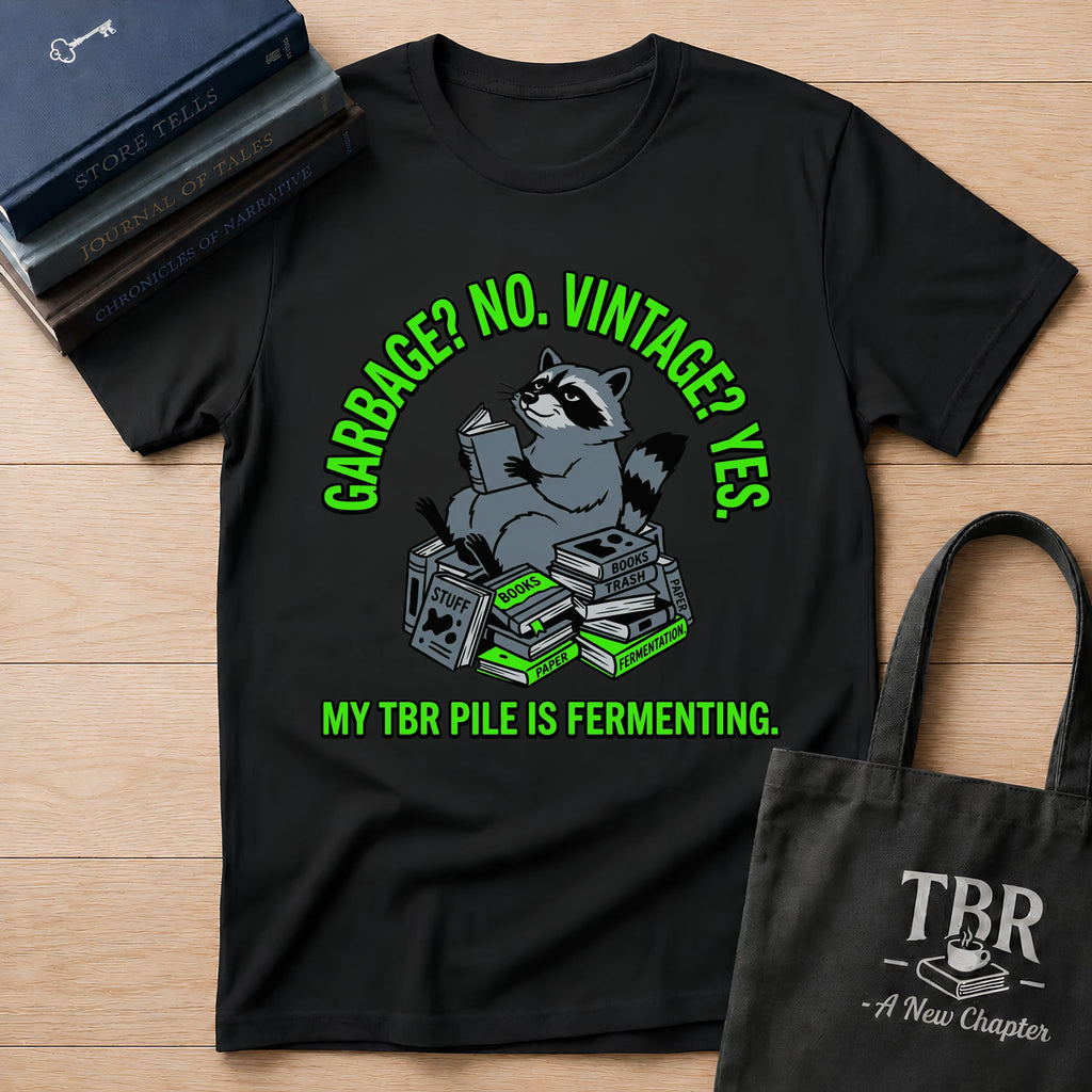 Garbage No Vintage Yes My TBR Is Fermenting T-Shirt