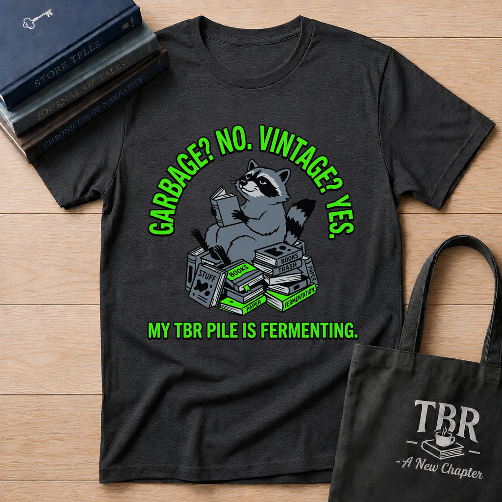 Garbage No Vintage Yes My TBR Is Fermenting T-Shirt