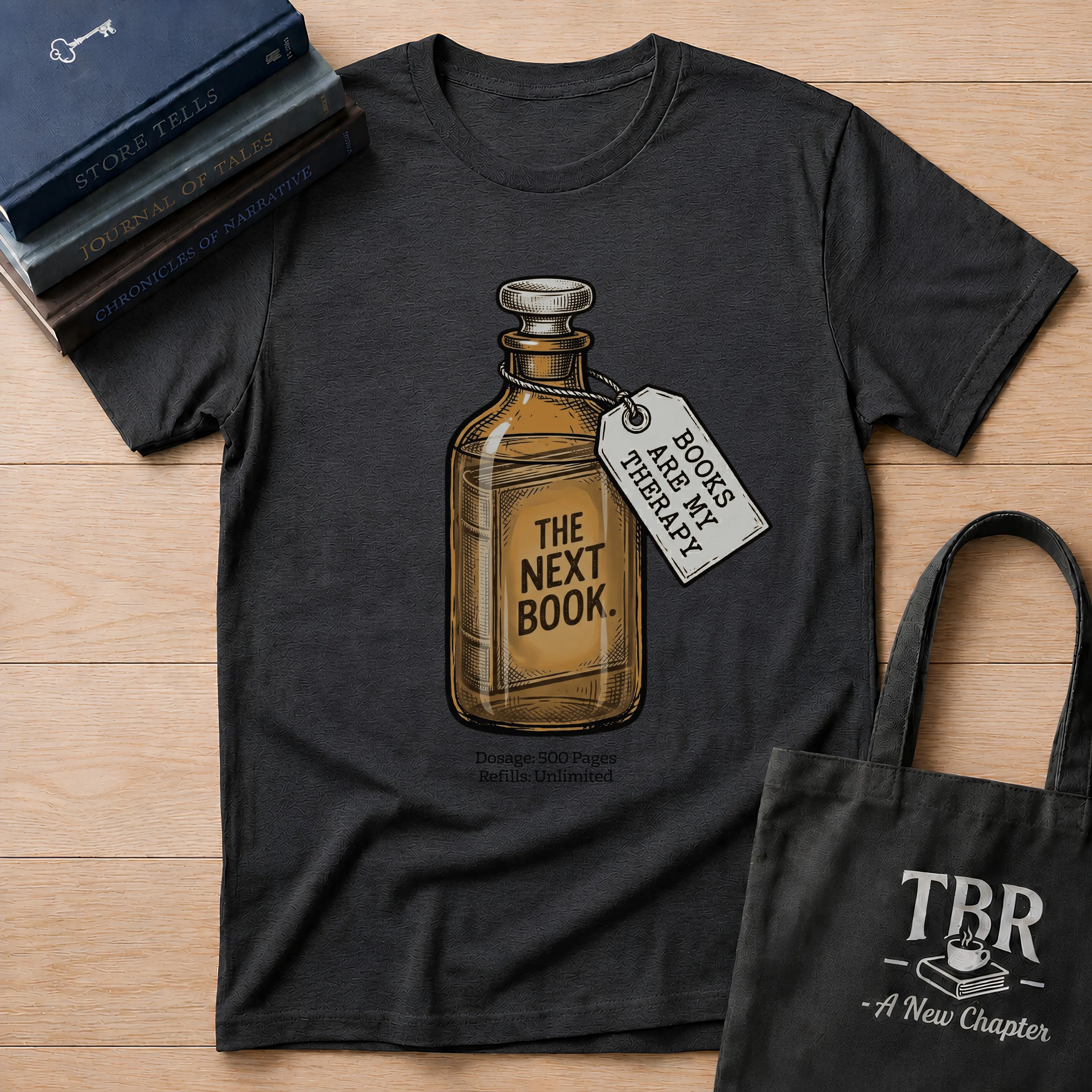 The Next Book Books Are My Therapy T-Shirt
