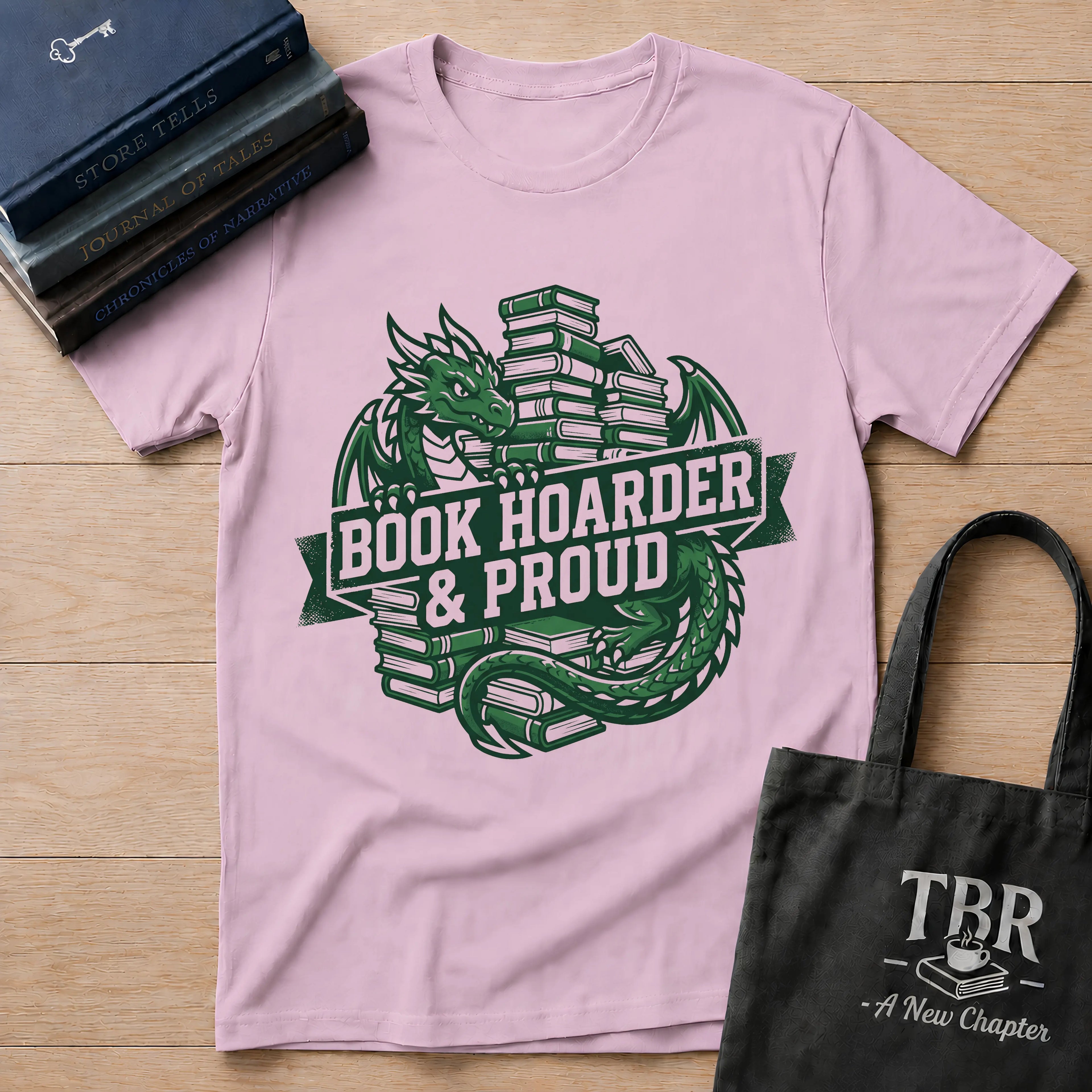 Book Hoarder And Proud T-Shirt