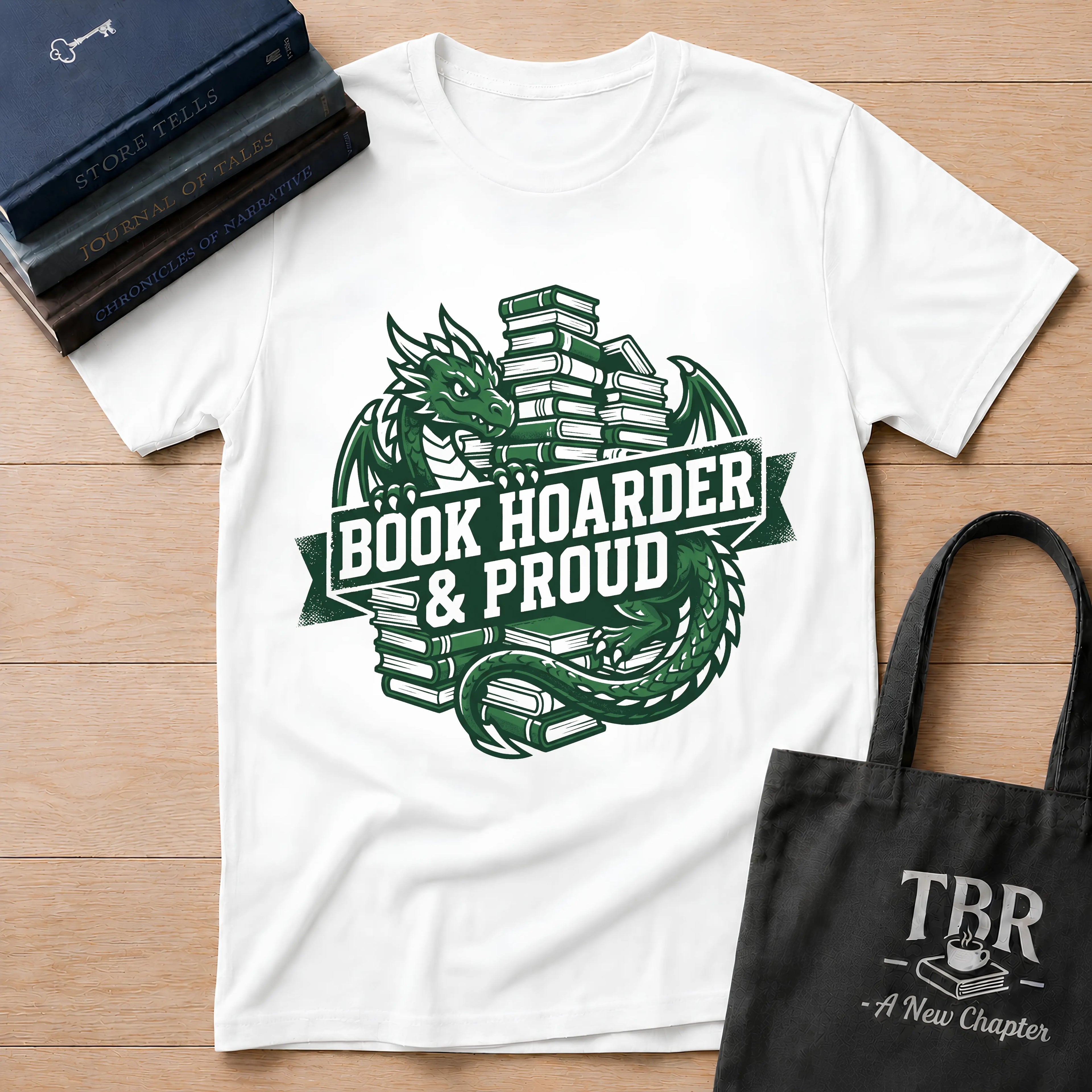 Book Hoarder And Proud T-Shirt