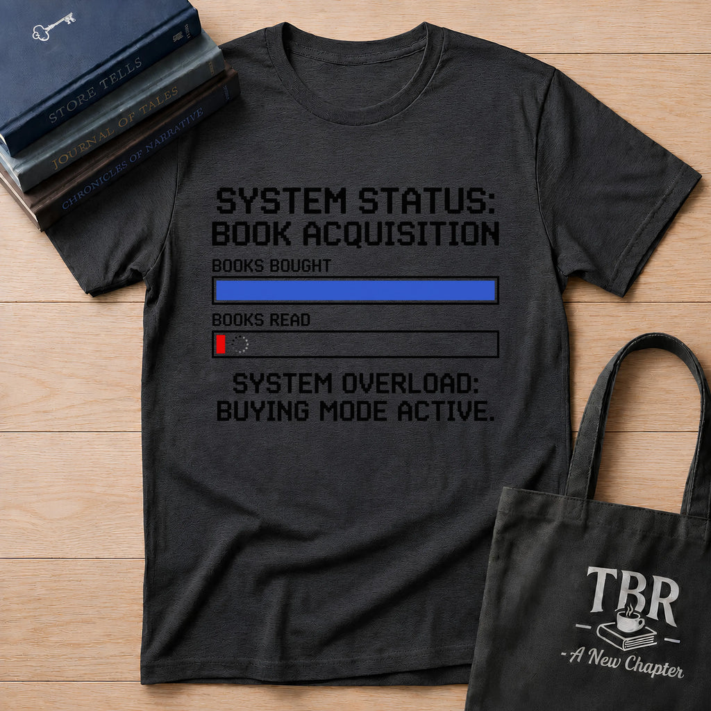 System Status Book Acquisition Buying Mode Active T-Shirt