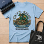 Bookdragon On Premises You Have Been Warned T-Shirt