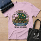 Bookdragon On Premises You Have Been Warned T-Shirt