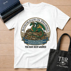 Bookdragon On Premises You Have Been Warned T-Shirt
