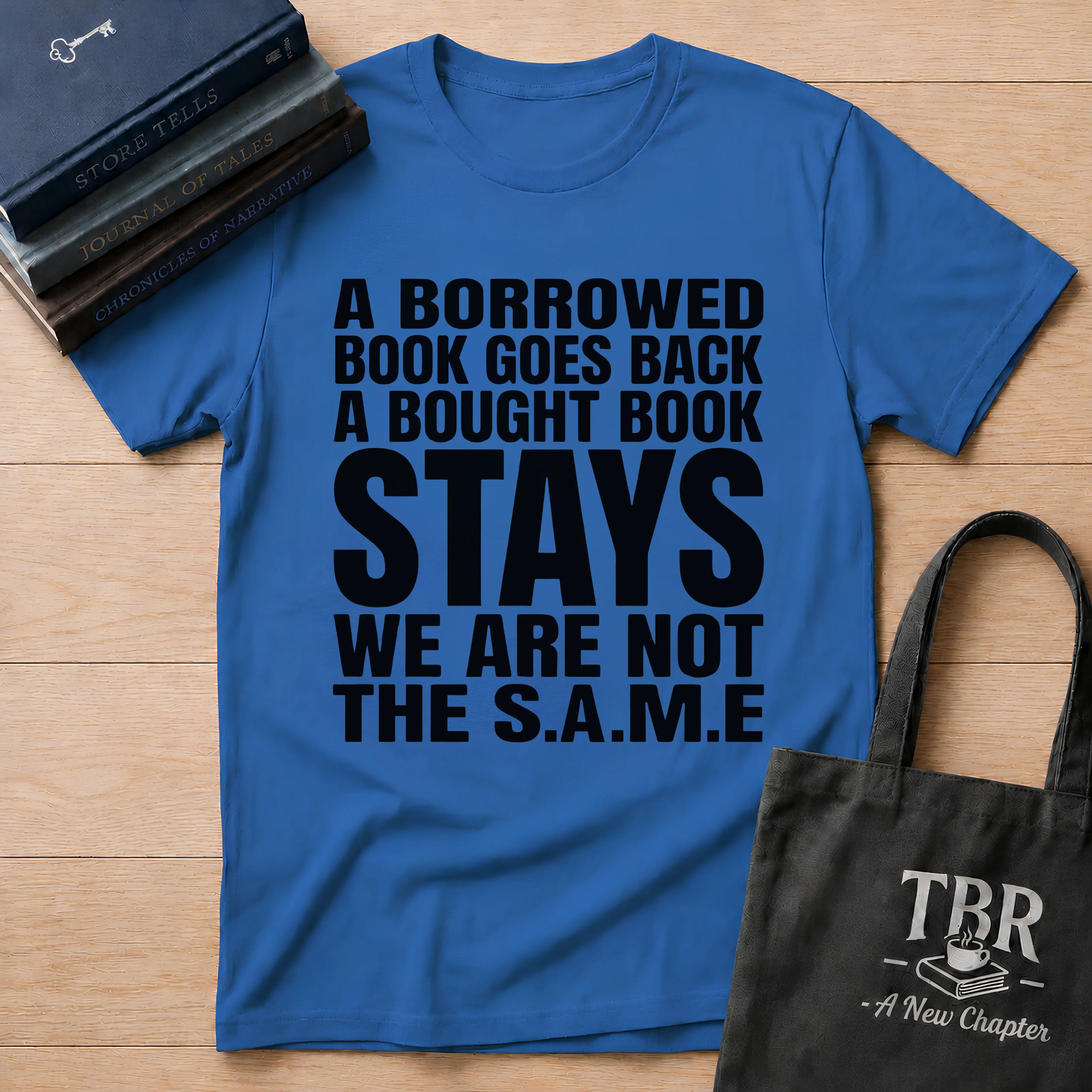 Borrowed Book Goes T-Shirt