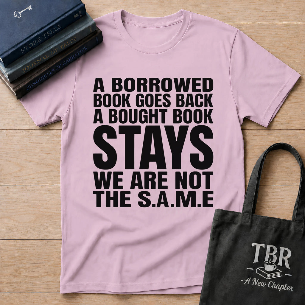 Borrowed Book Goes T-Shirt