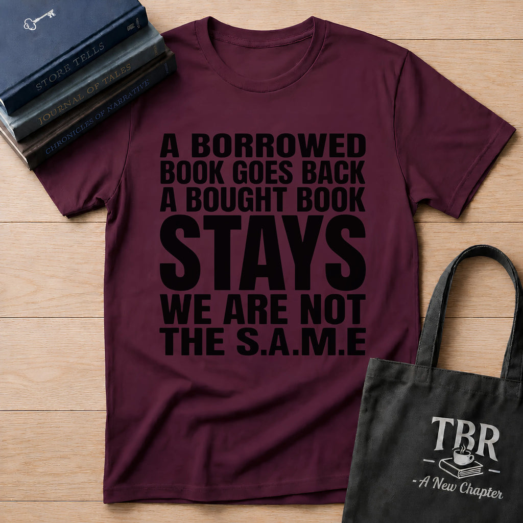 Borrowed Book Goes T-Shirt