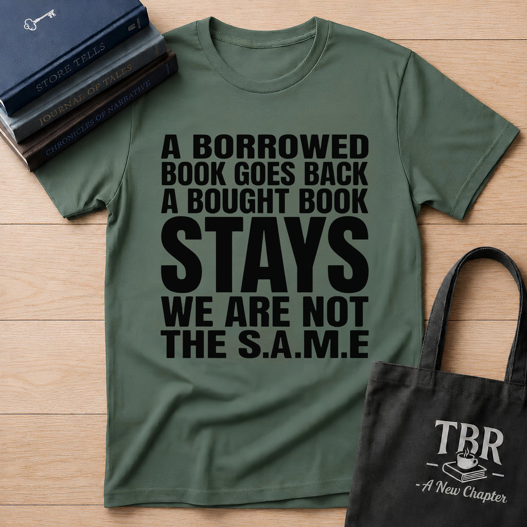 Borrowed Book Goes T-Shirt