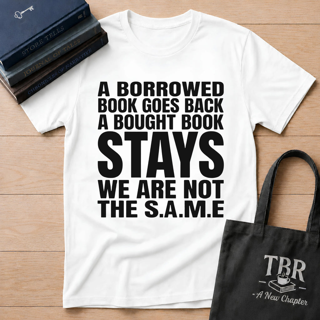 Borrowed Book Goes T-Shirt