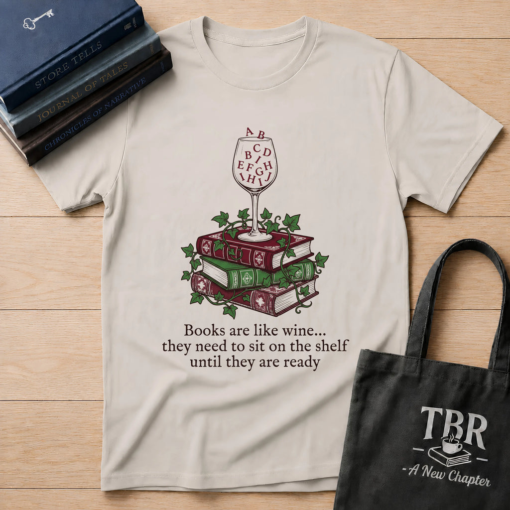 Books Like Wine T-Shirt