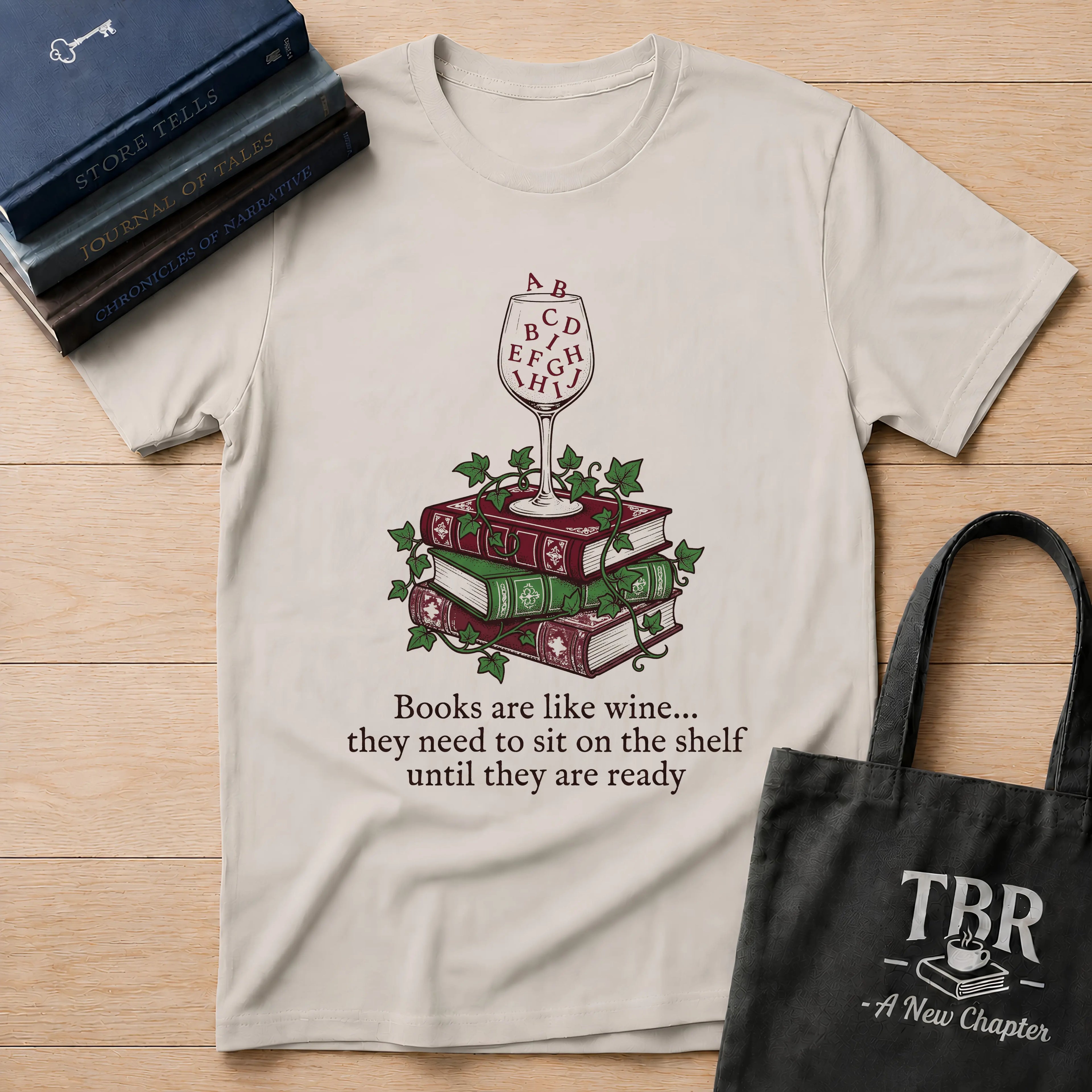 Books Like Wine T-Shirt
