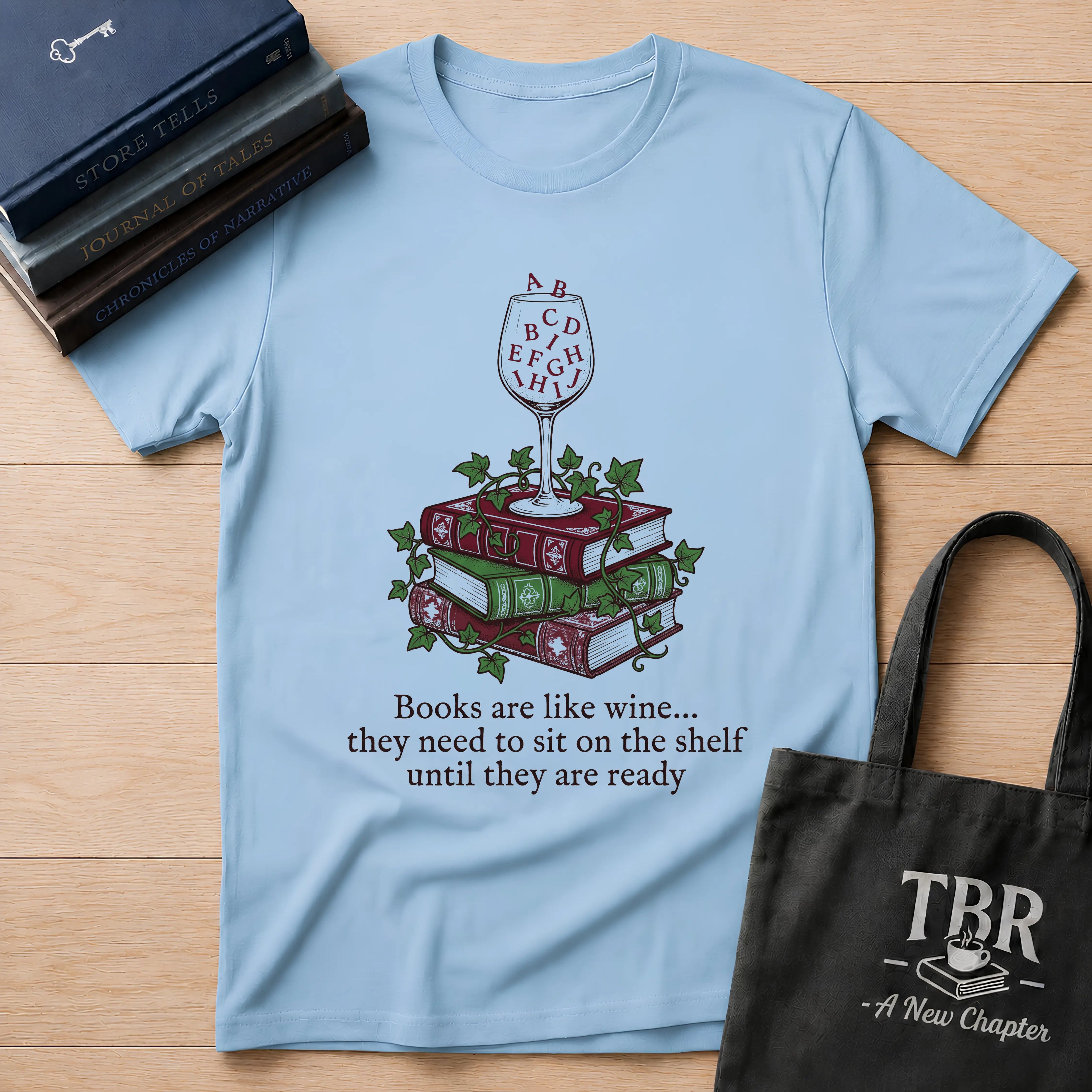 Books Like Wine T-Shirt