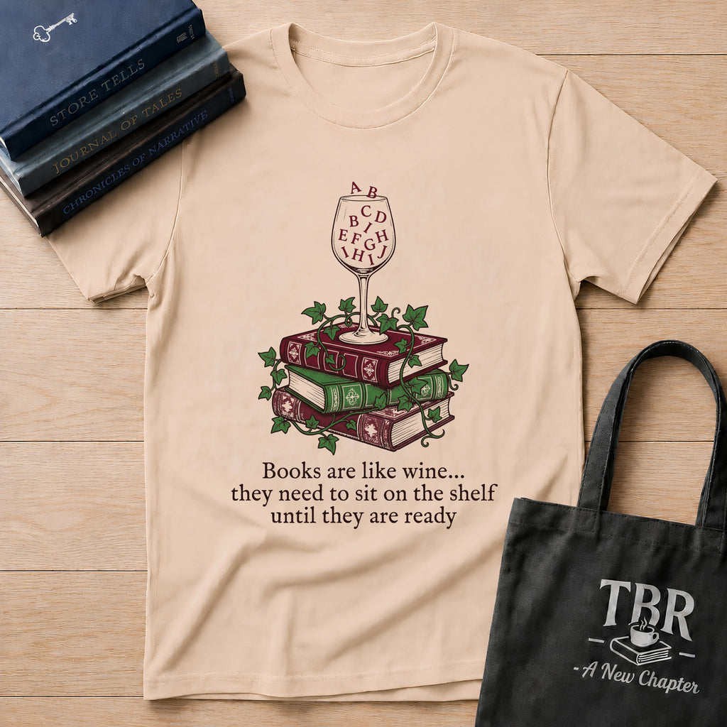 Books Like Wine T-Shirt