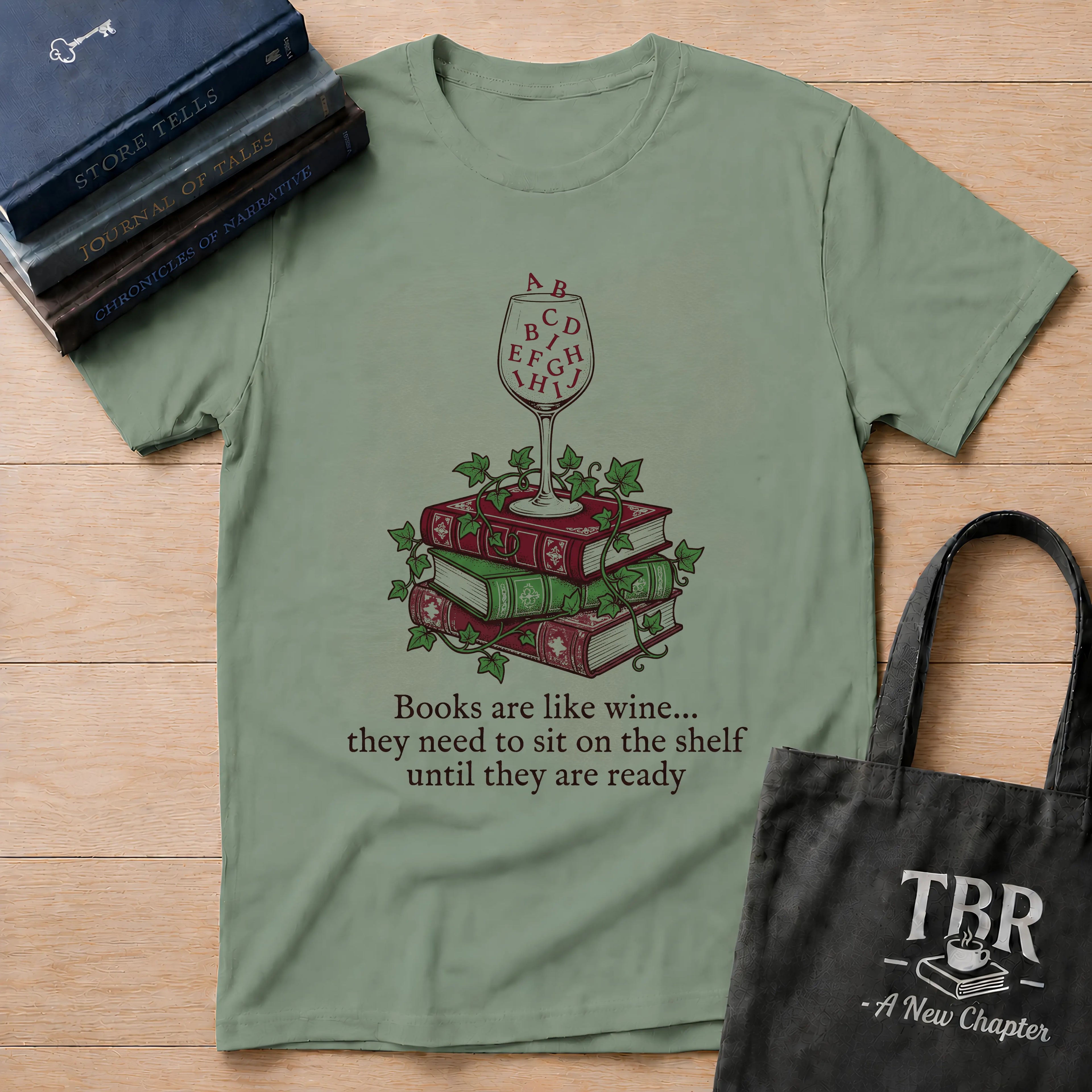 Books Like Wine T-Shirt