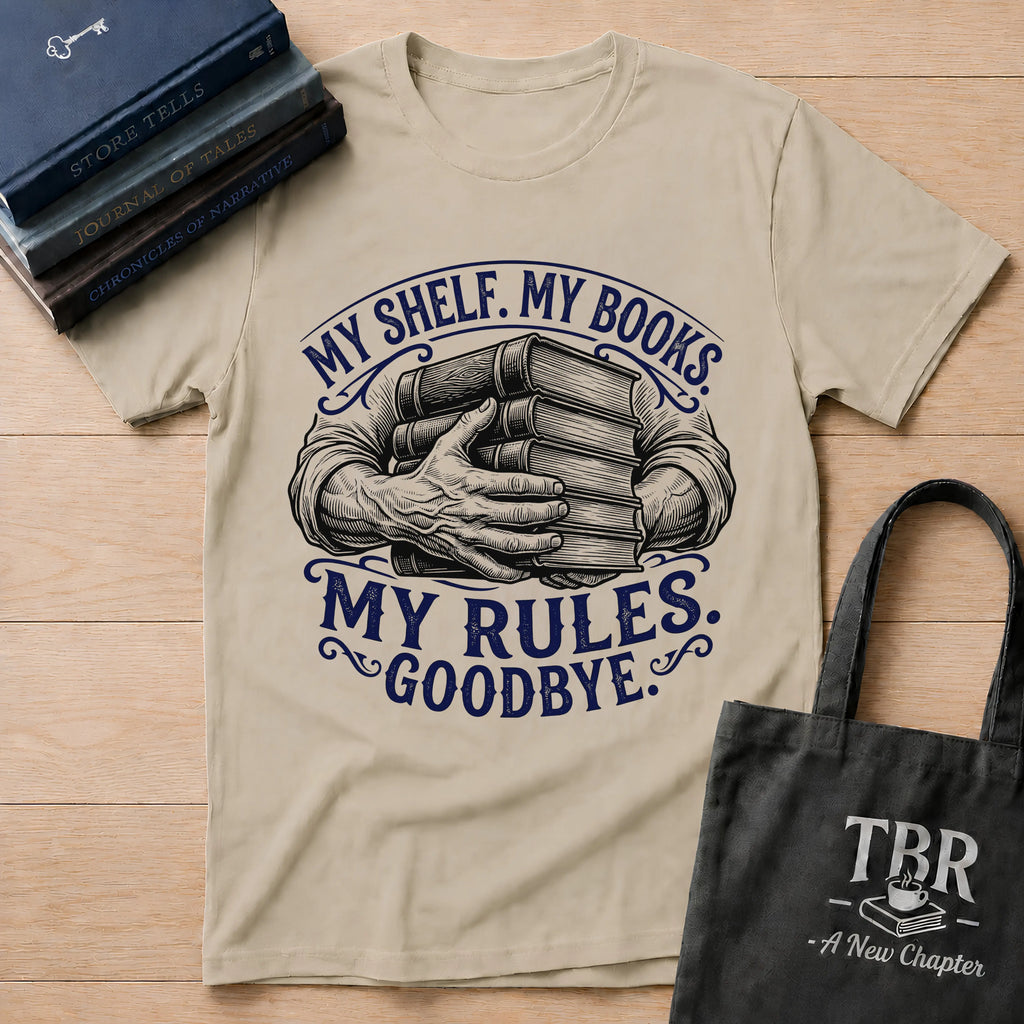 My Shelf My Books My Rules Goodbye T-Shirt