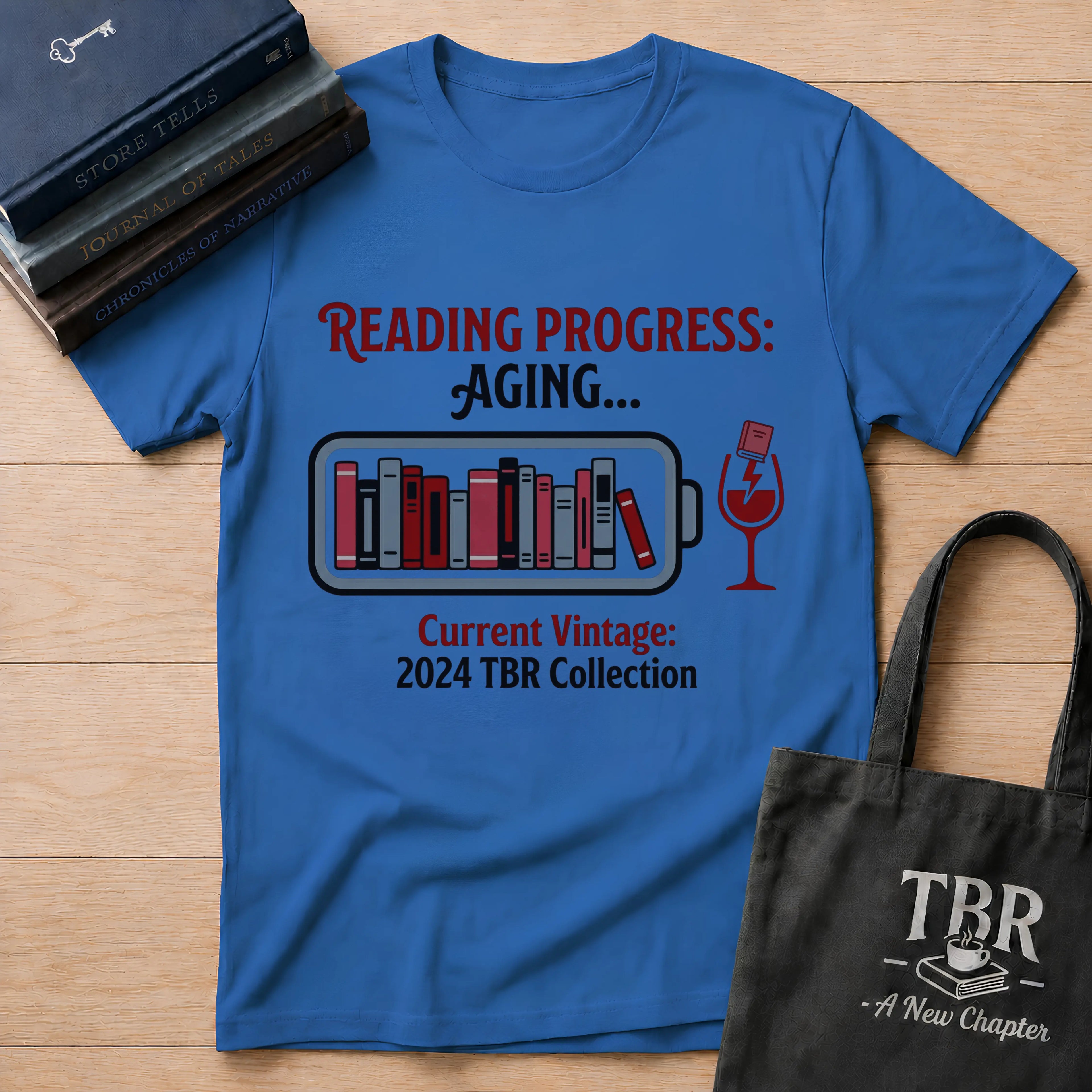 Reading Progress Aging Current Vintage T-Shirt