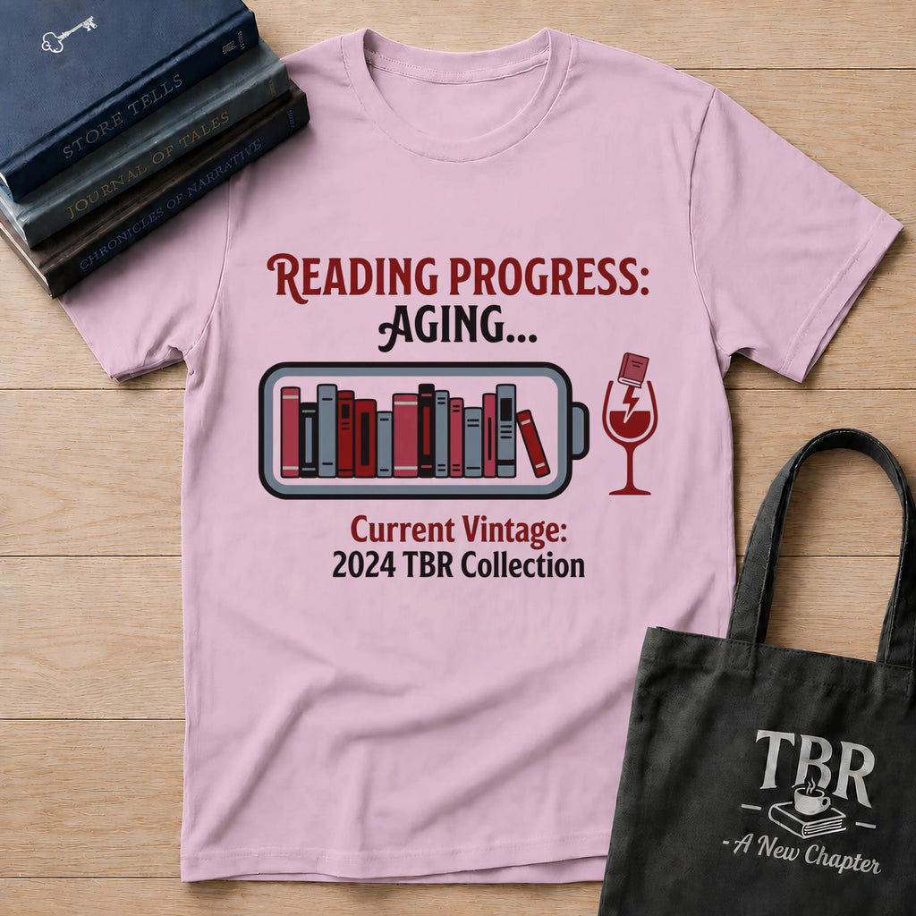 Reading Progress Aging Current Vintage T-Shirt