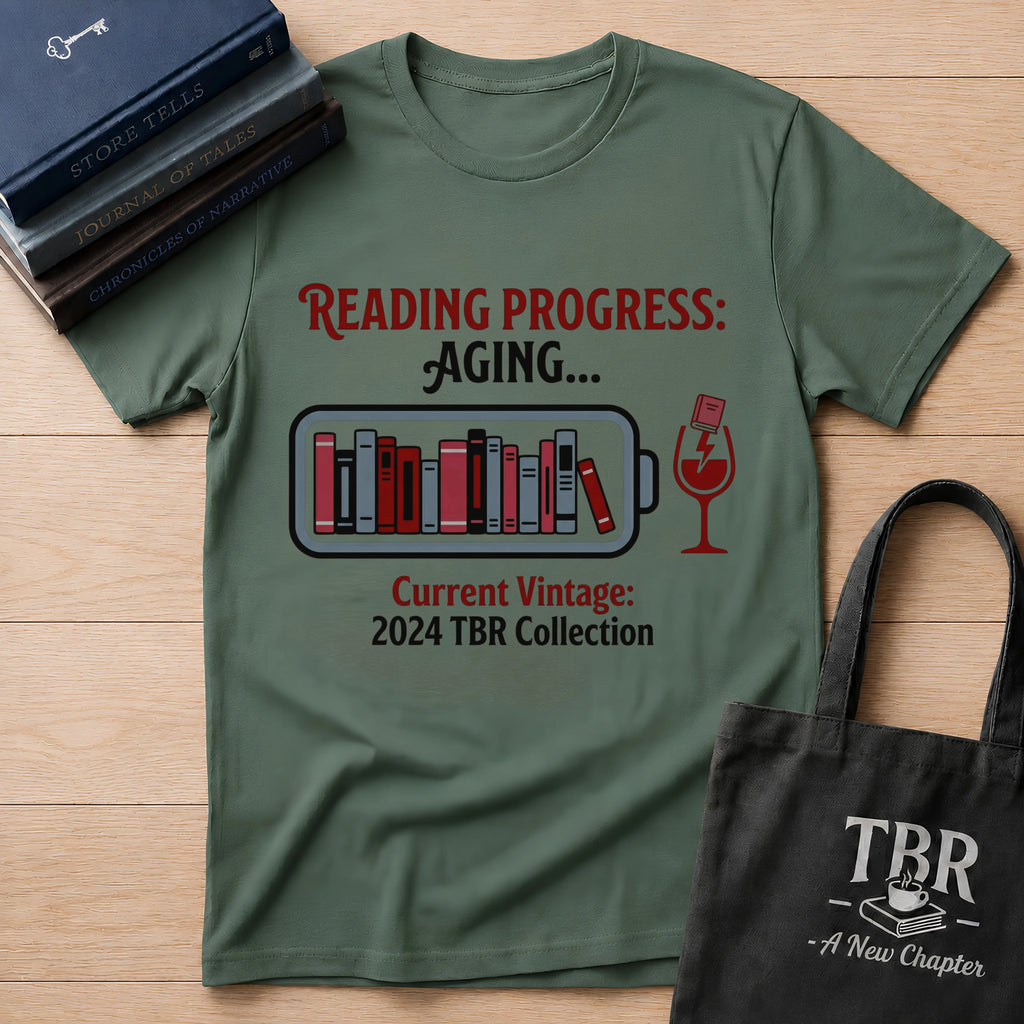 Reading Progress Aging Current Vintage T-Shirt