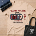 Reading Progress Aging Current Vintage T-Shirt