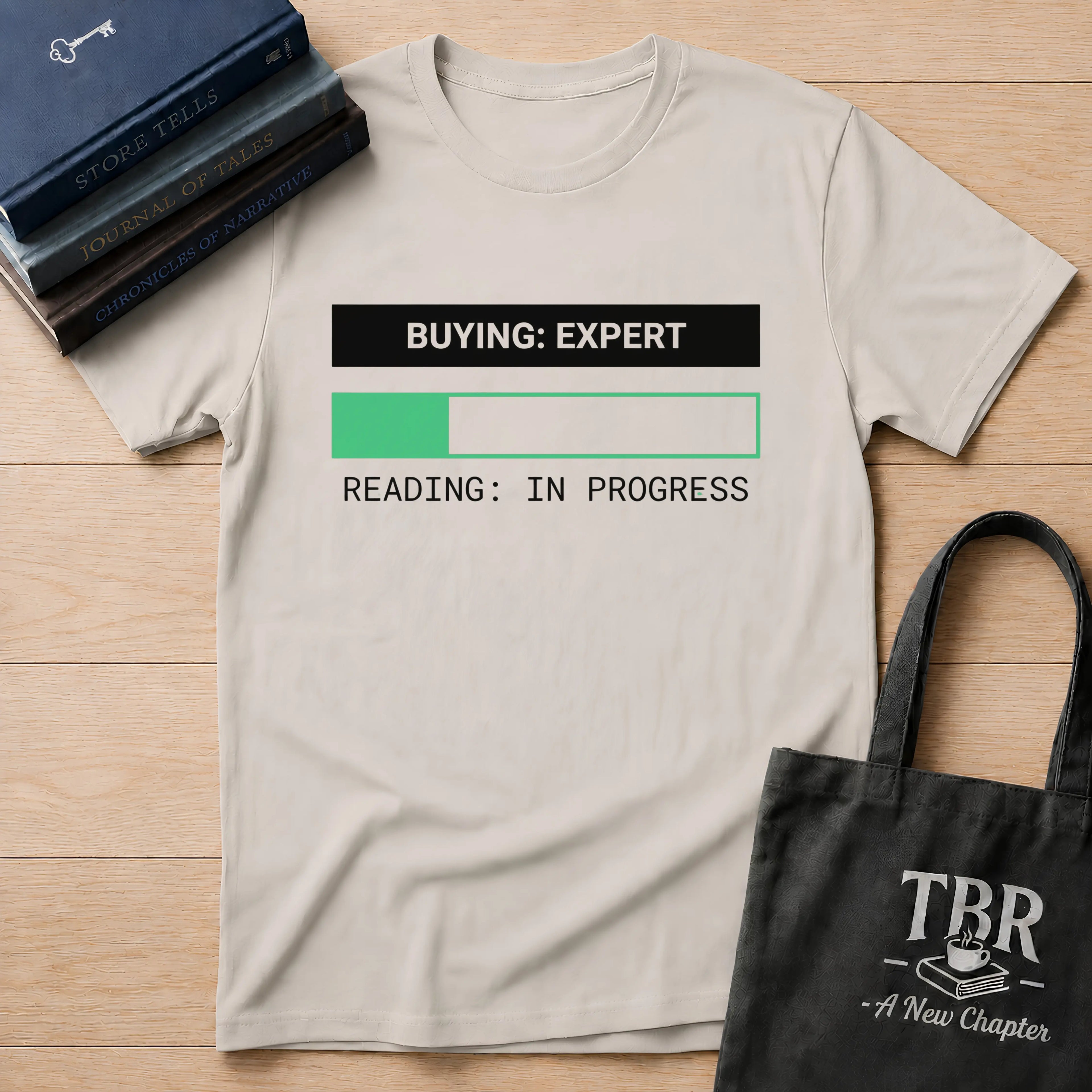 Buying Expert Reading In Progress T-Shirt
