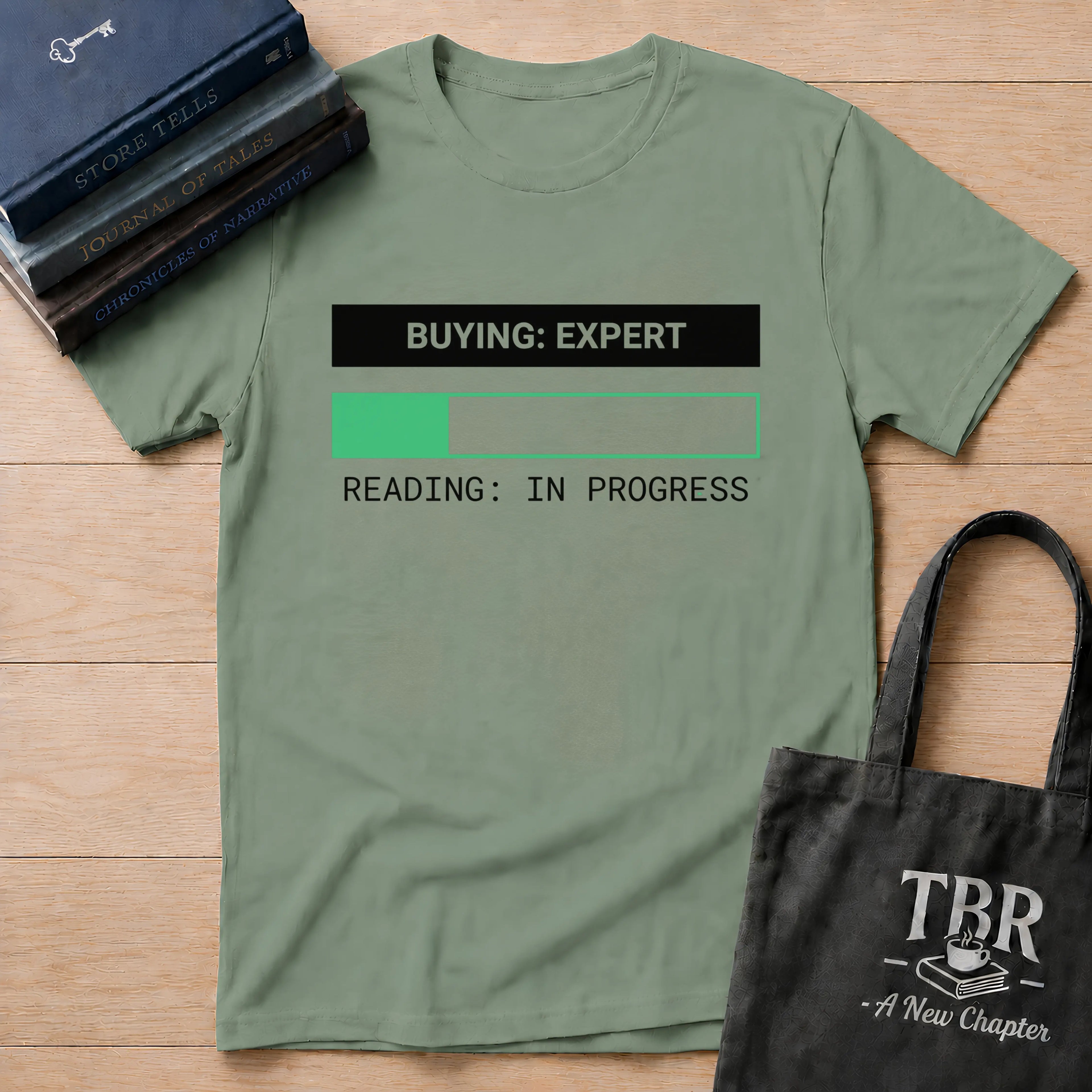 Buying Expert Reading In Progress T-Shirt