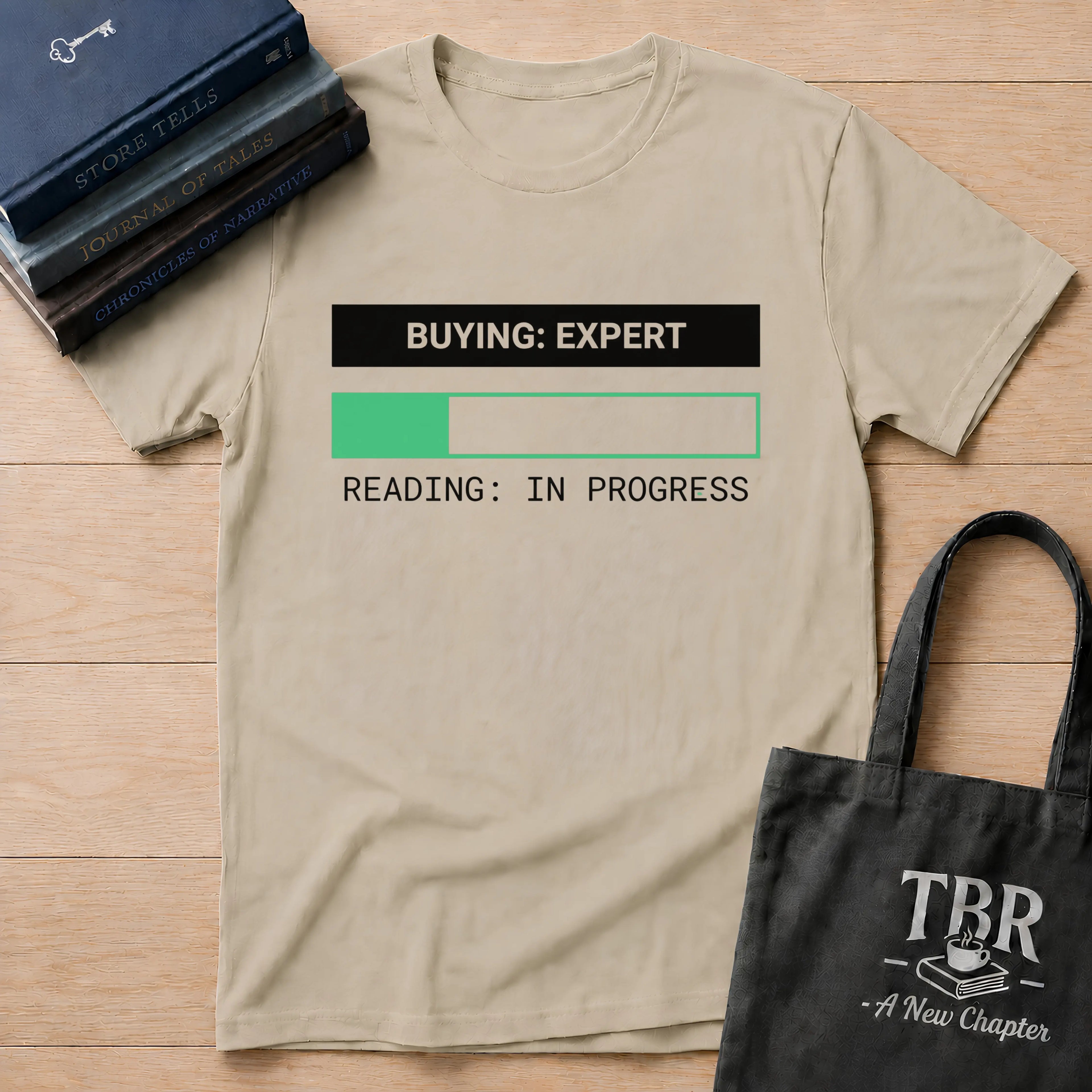 Buying Expert Reading In Progress T-Shirt