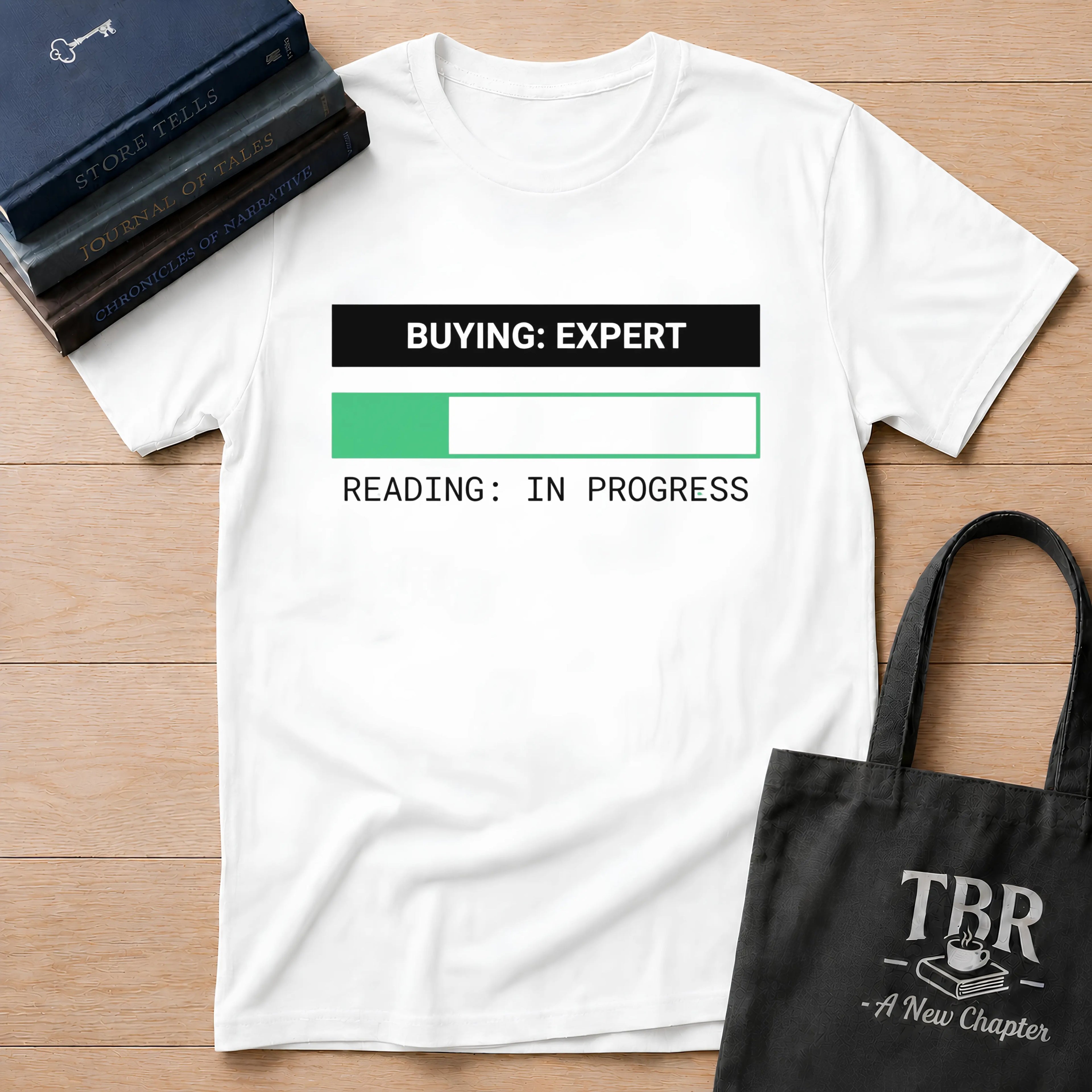 Buying Expert Reading In Progress T-Shirt