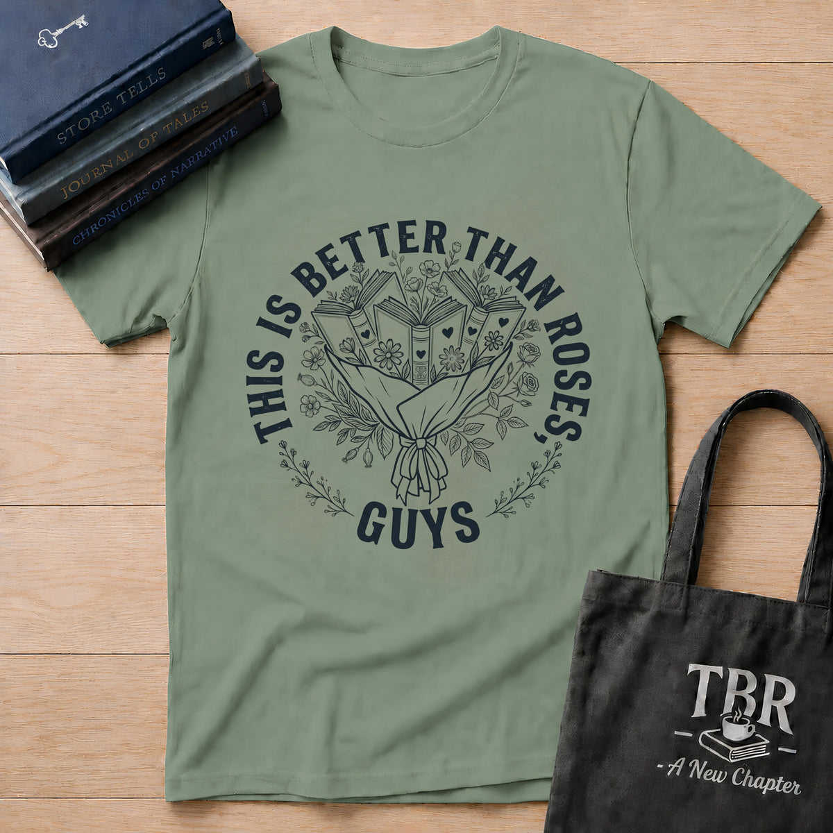 Book Bouquet T-Shirt