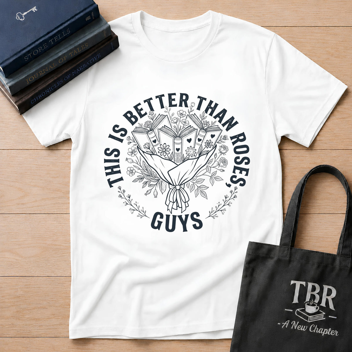 Book Bouquet T-Shirt