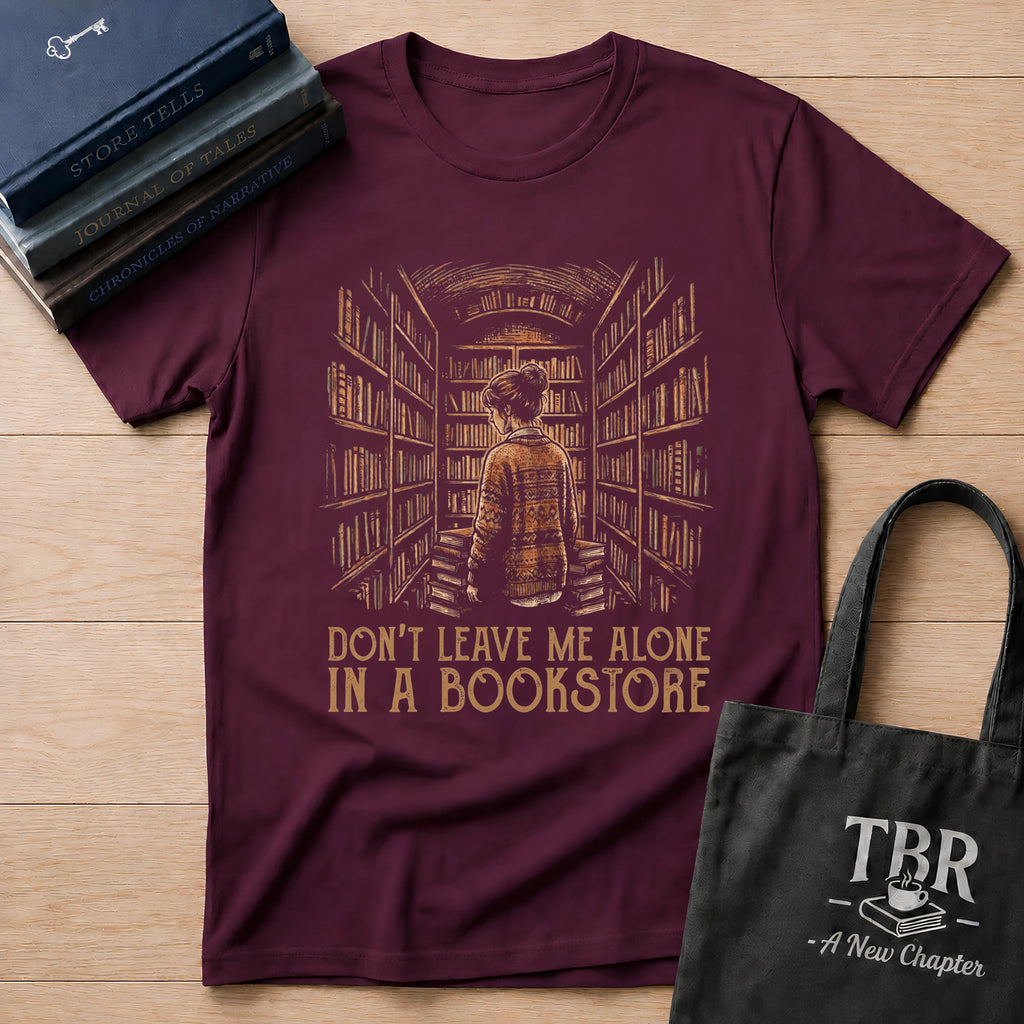 Bookstore Alone T-Shirt