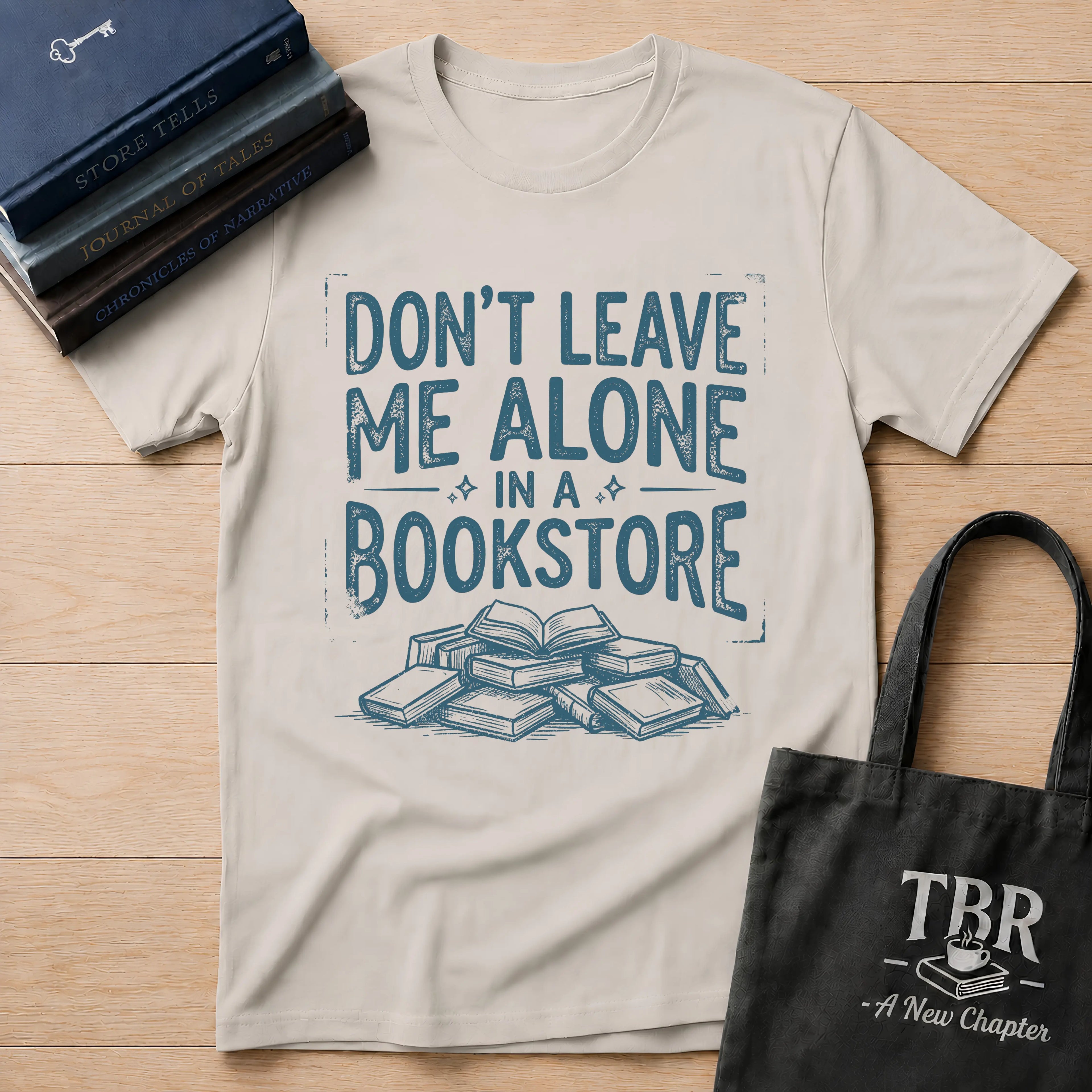 Alone In A Bookstore T-Shirt