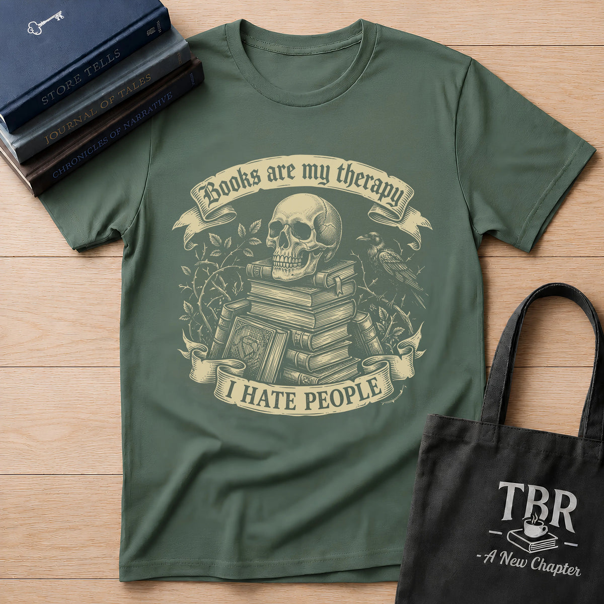 Books Therapy T-Shirt
