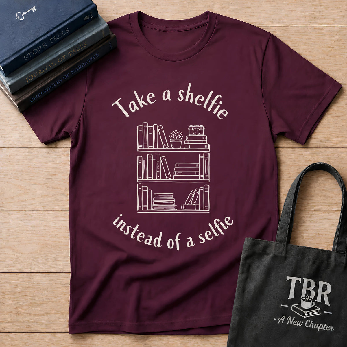 Shelfie Not Selfie T-Shirt