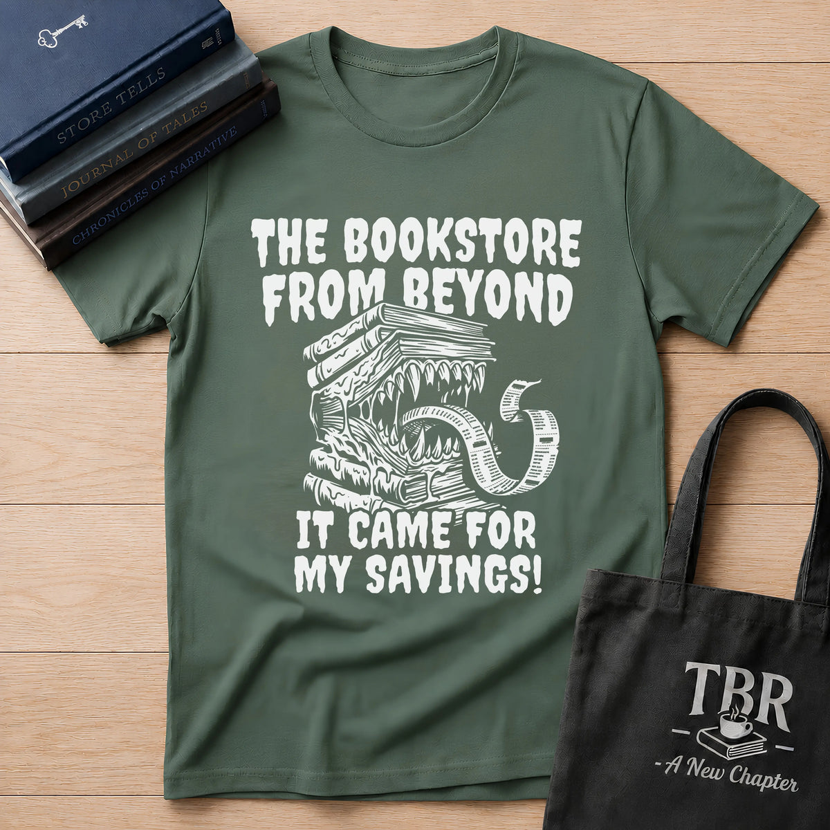 Bookstore Monster T-Shirt